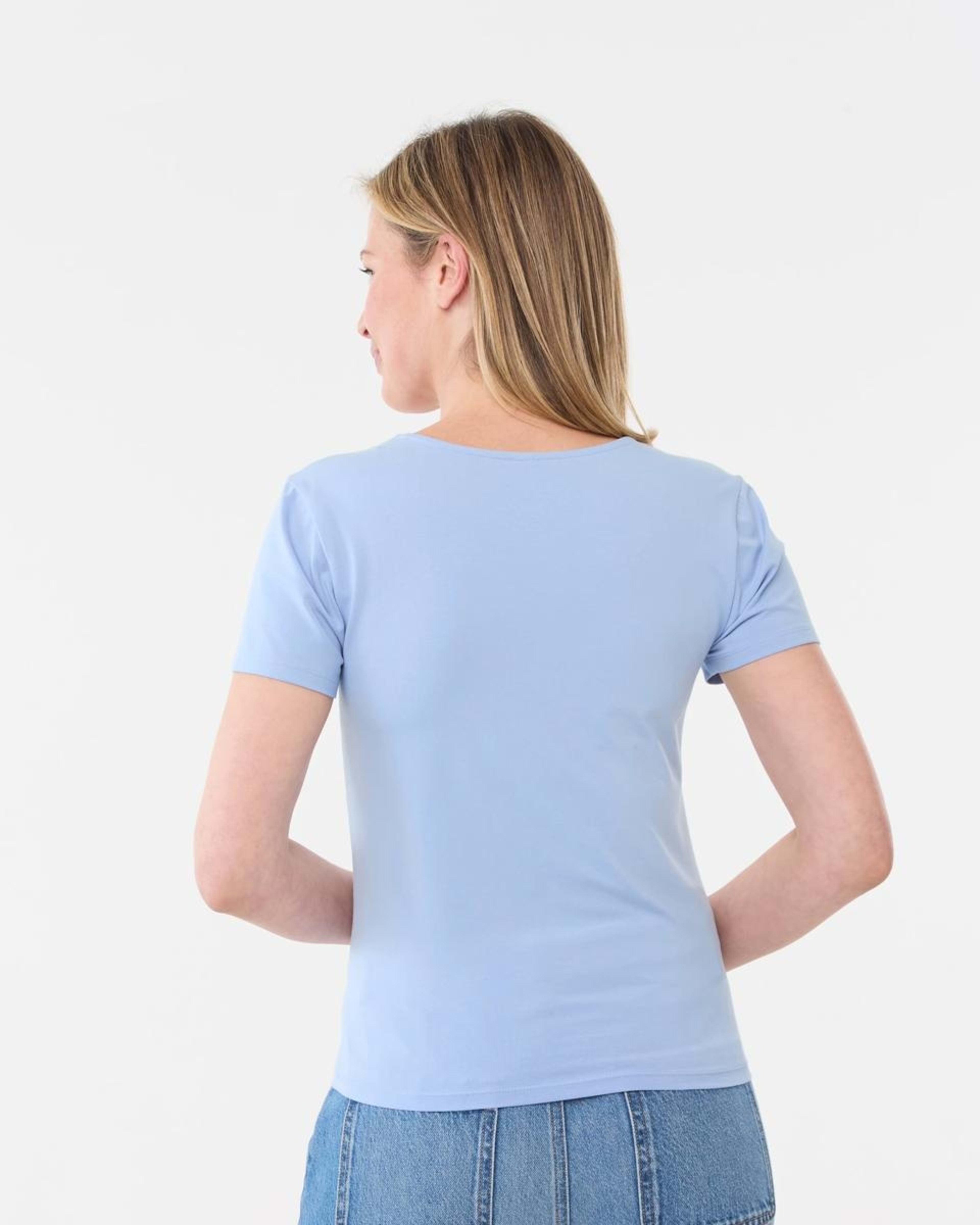 3 Short Sleeve Fitted T-shirt BRUNI BLUE, 3 of 5