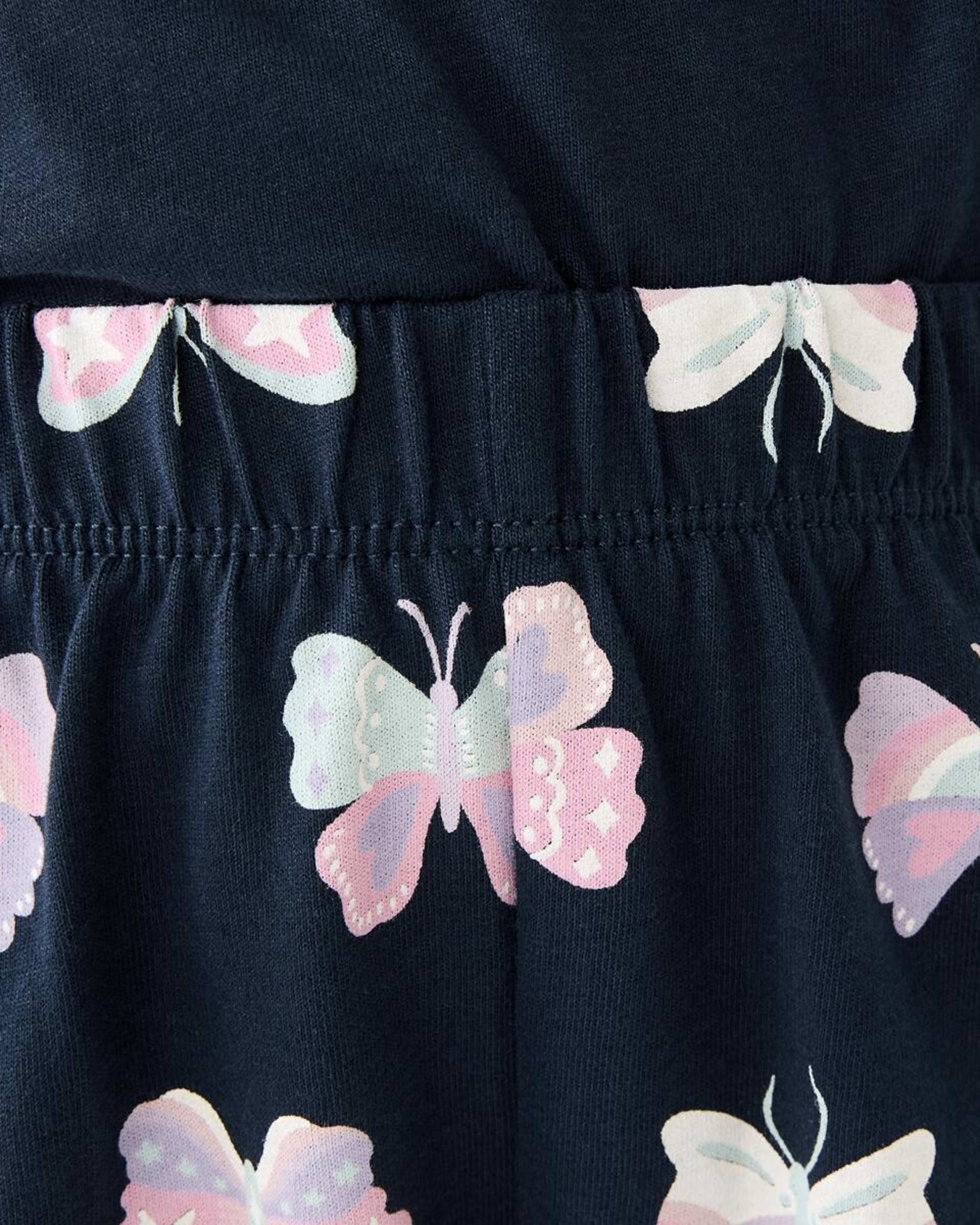 5 Jersey Pyjama Set Nvy Bttfly, 5 of 10