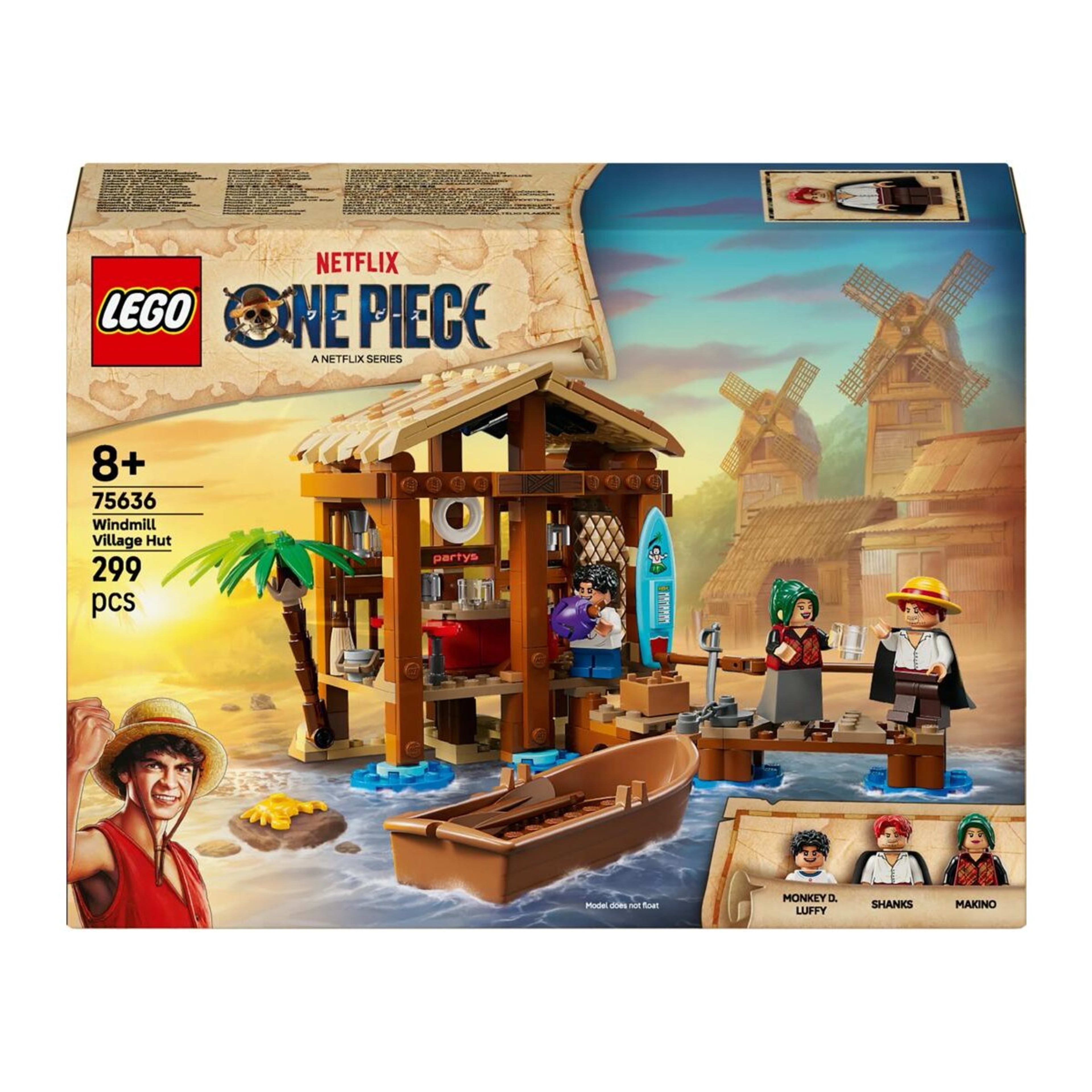 1 LEGO ONE PIECE Windmill Village Hut 75636, 1 of 10