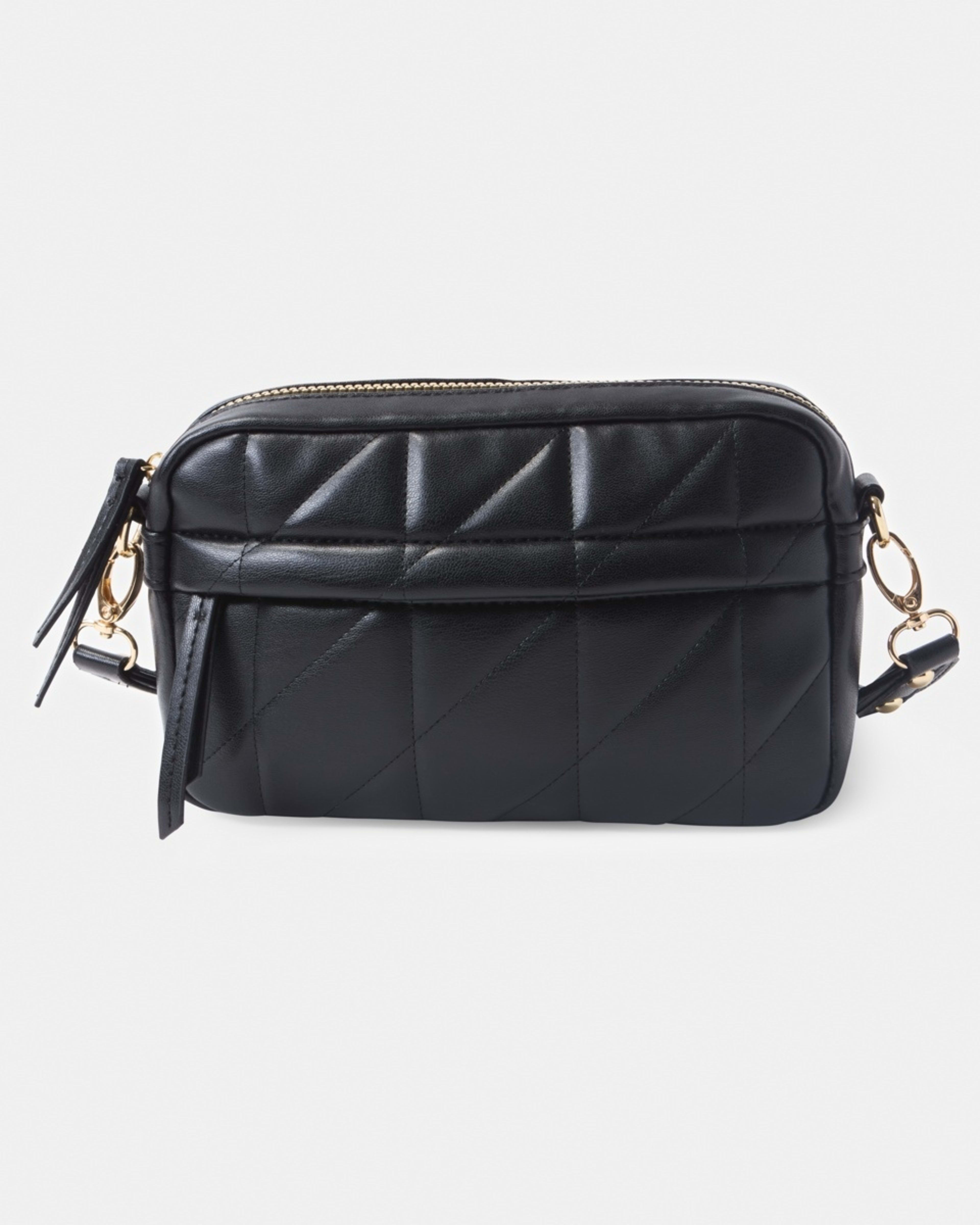 1 Quilted Crossbody Bag Black, 1 of 5