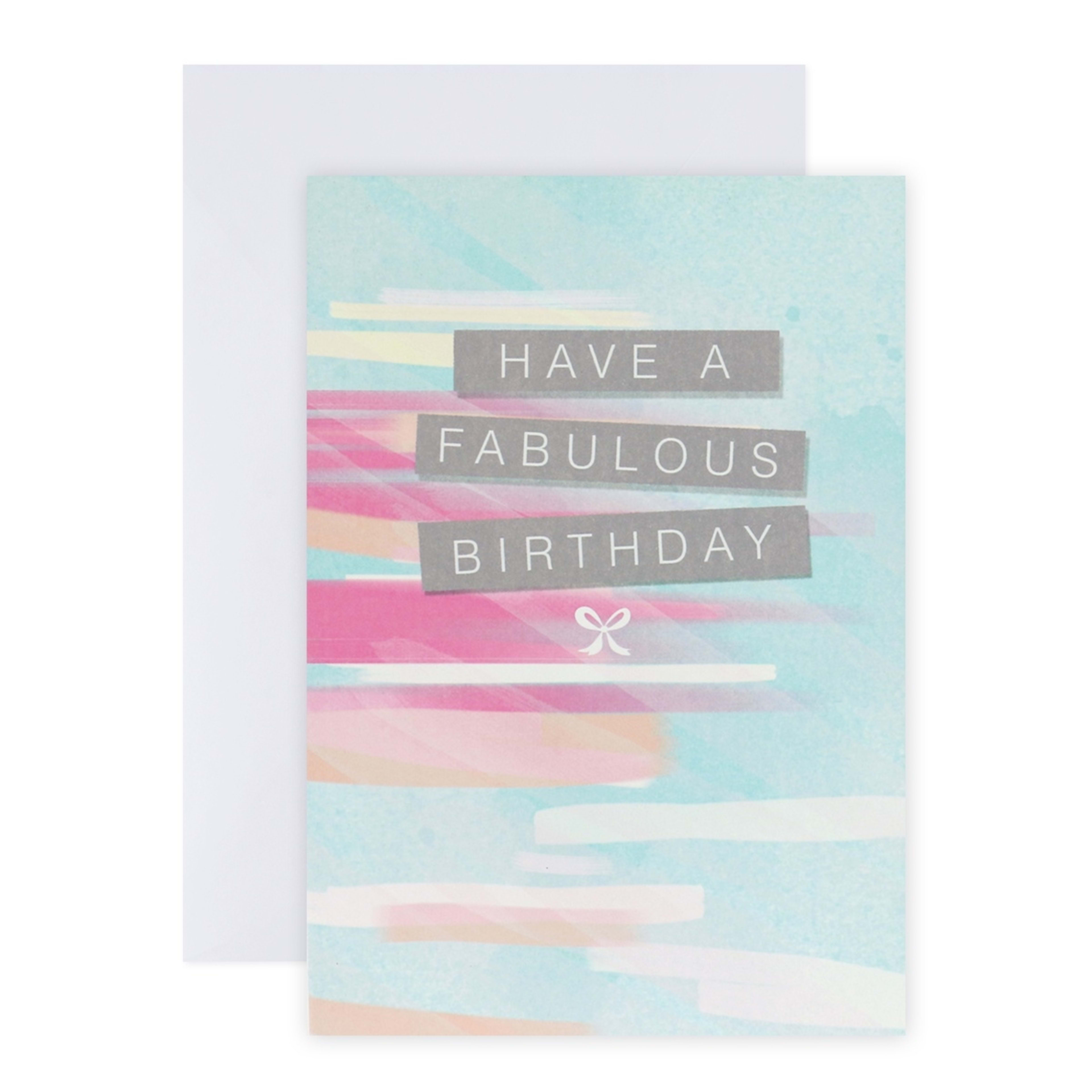 1 Creative Publishing by Hallmark Birthday Card - Fabulous Day