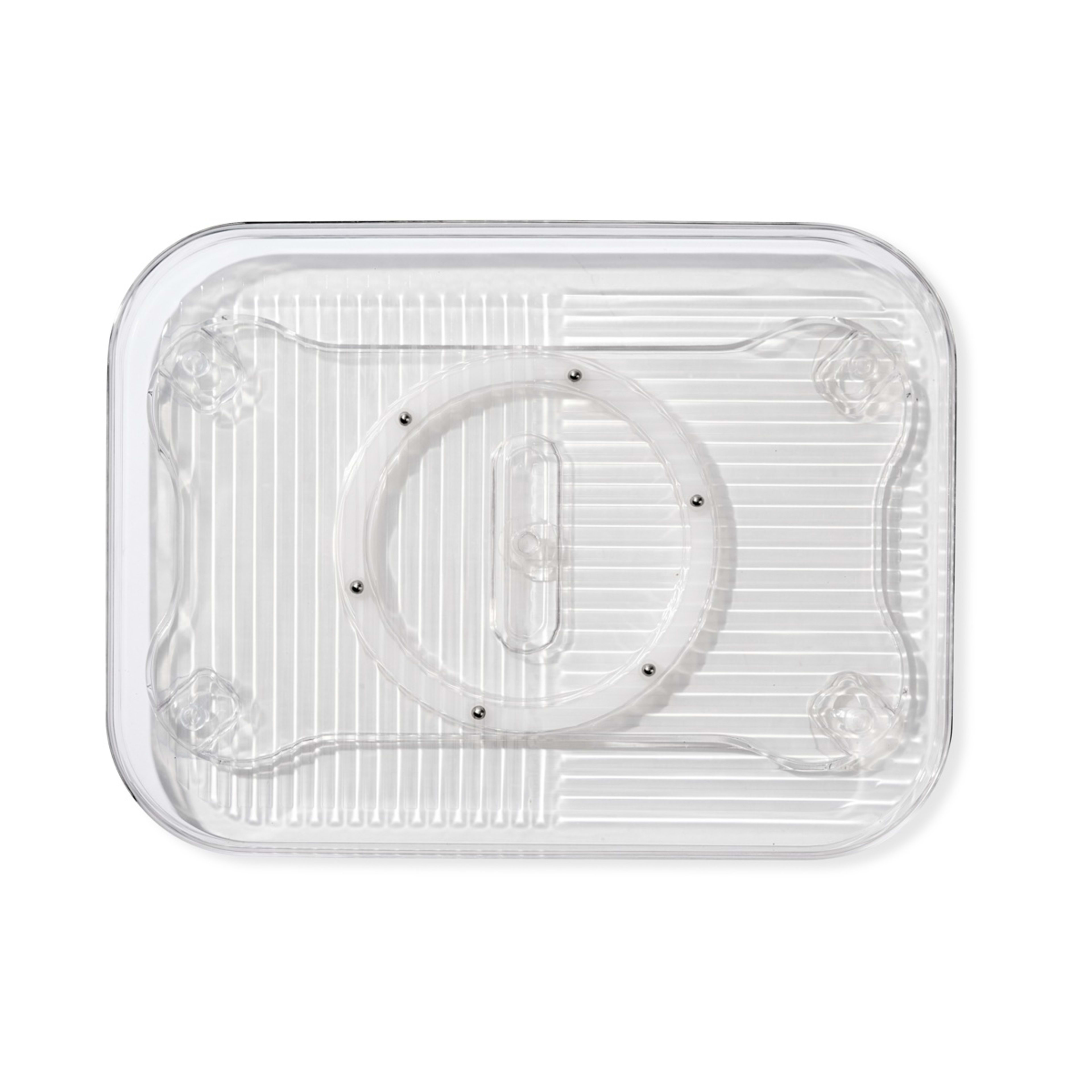 7 Clear Rectangular Turntable, 7 of 10
