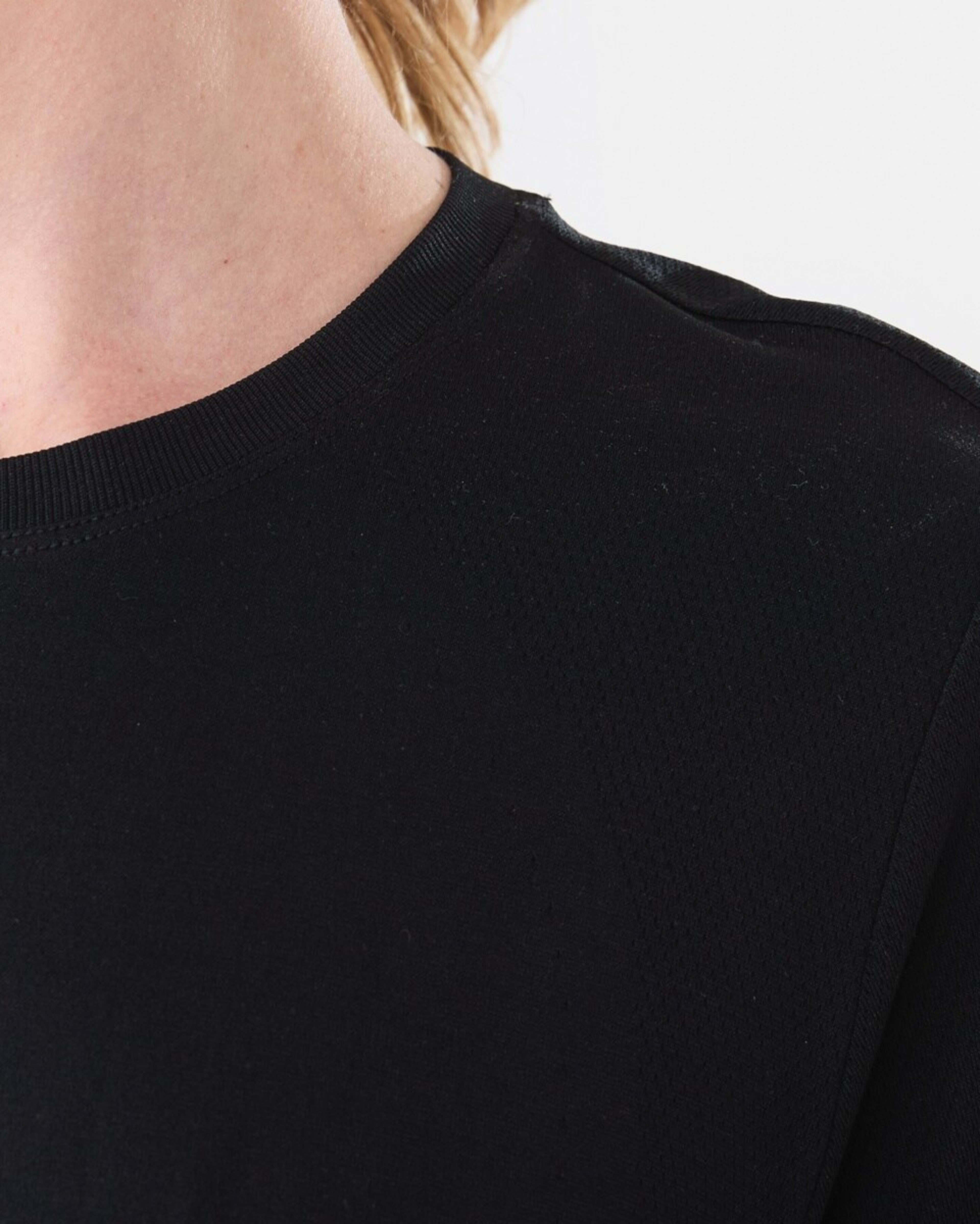 5 Active Womens Seamfree Crew Neck T-shirt BLACK, 5 of 6