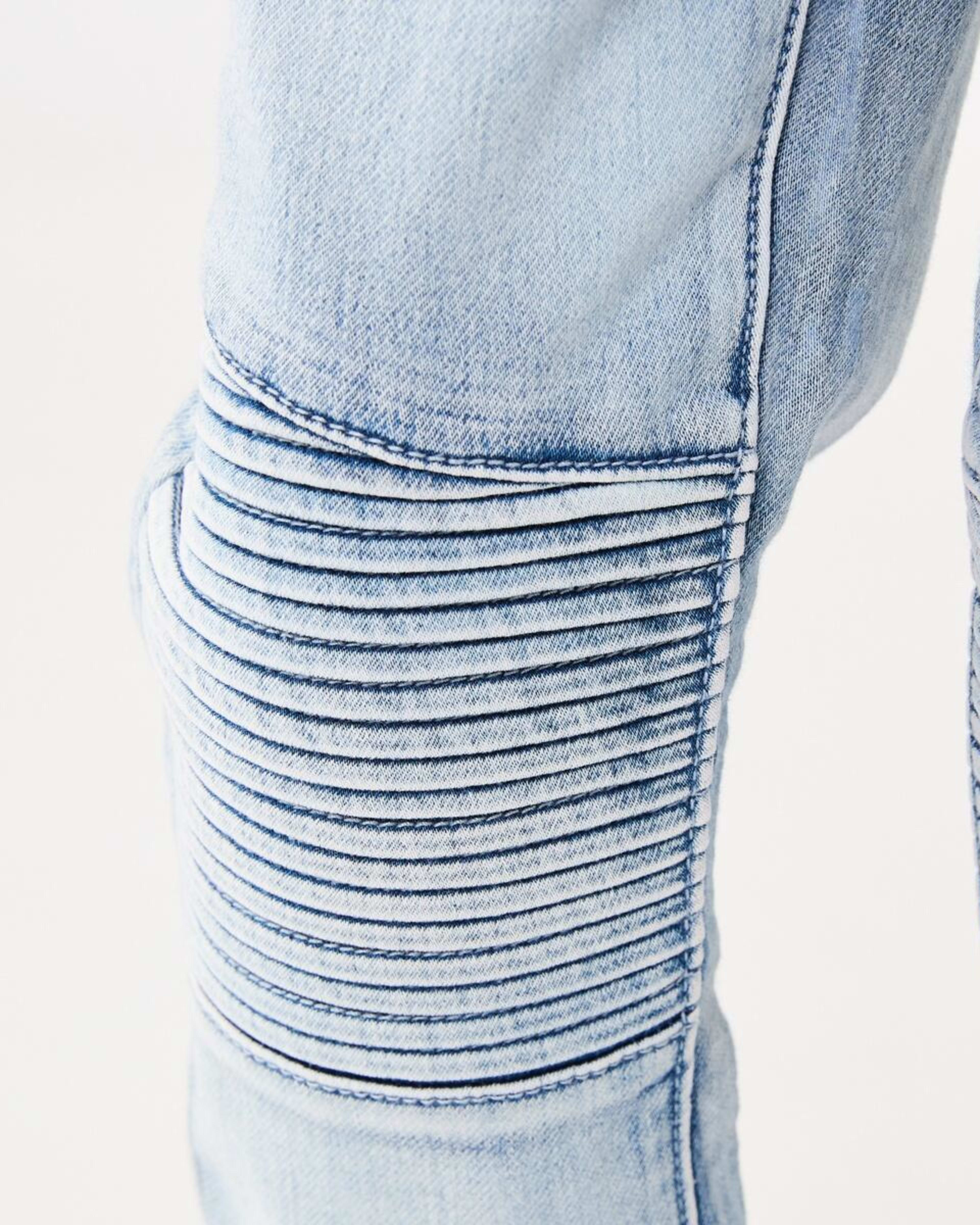 4 Moto Denim Jeans LIGHT WASH, 4 of 10