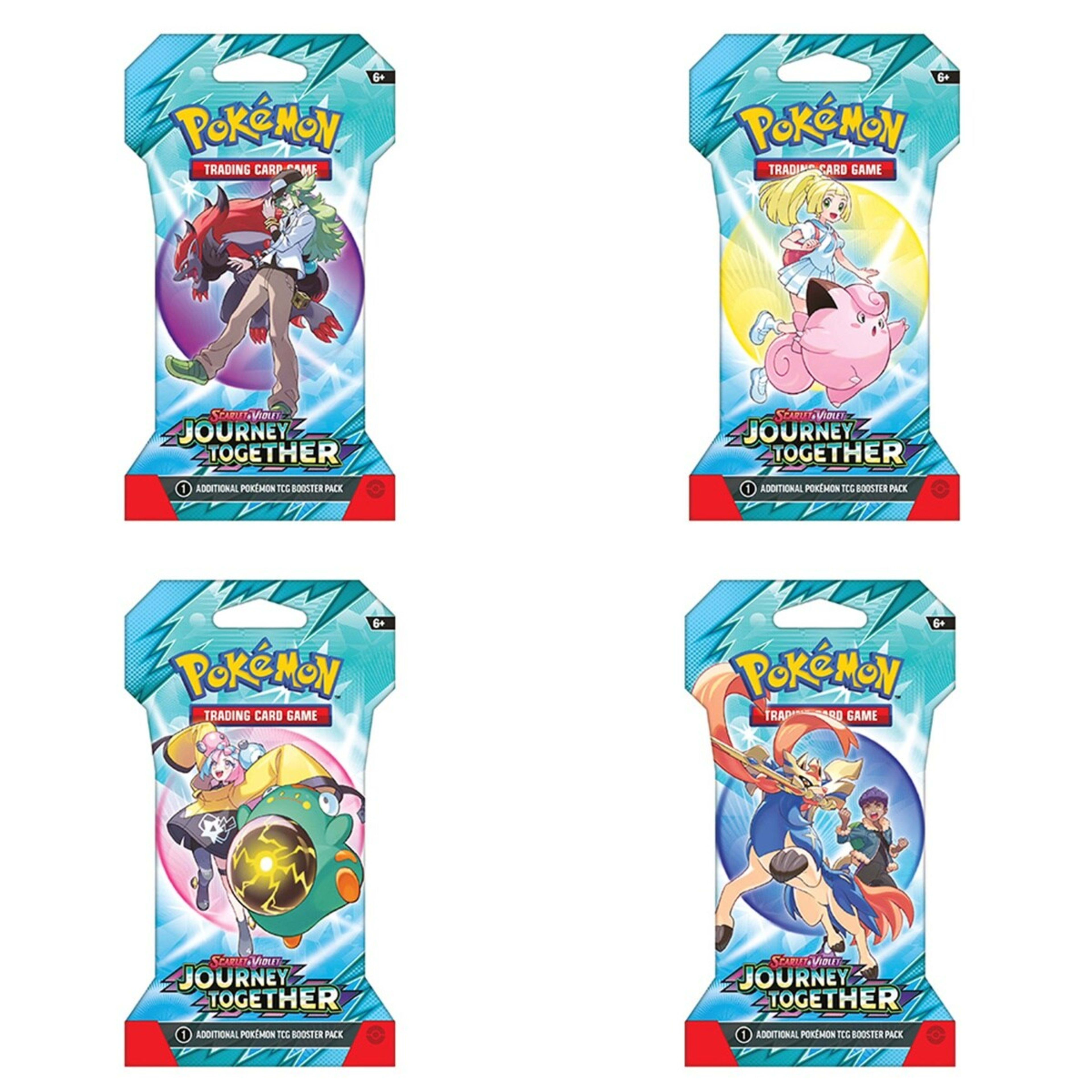 1 Pokemon Trading Card Game: Scarlet and Violet Journey Together Blister Pack - Assorted