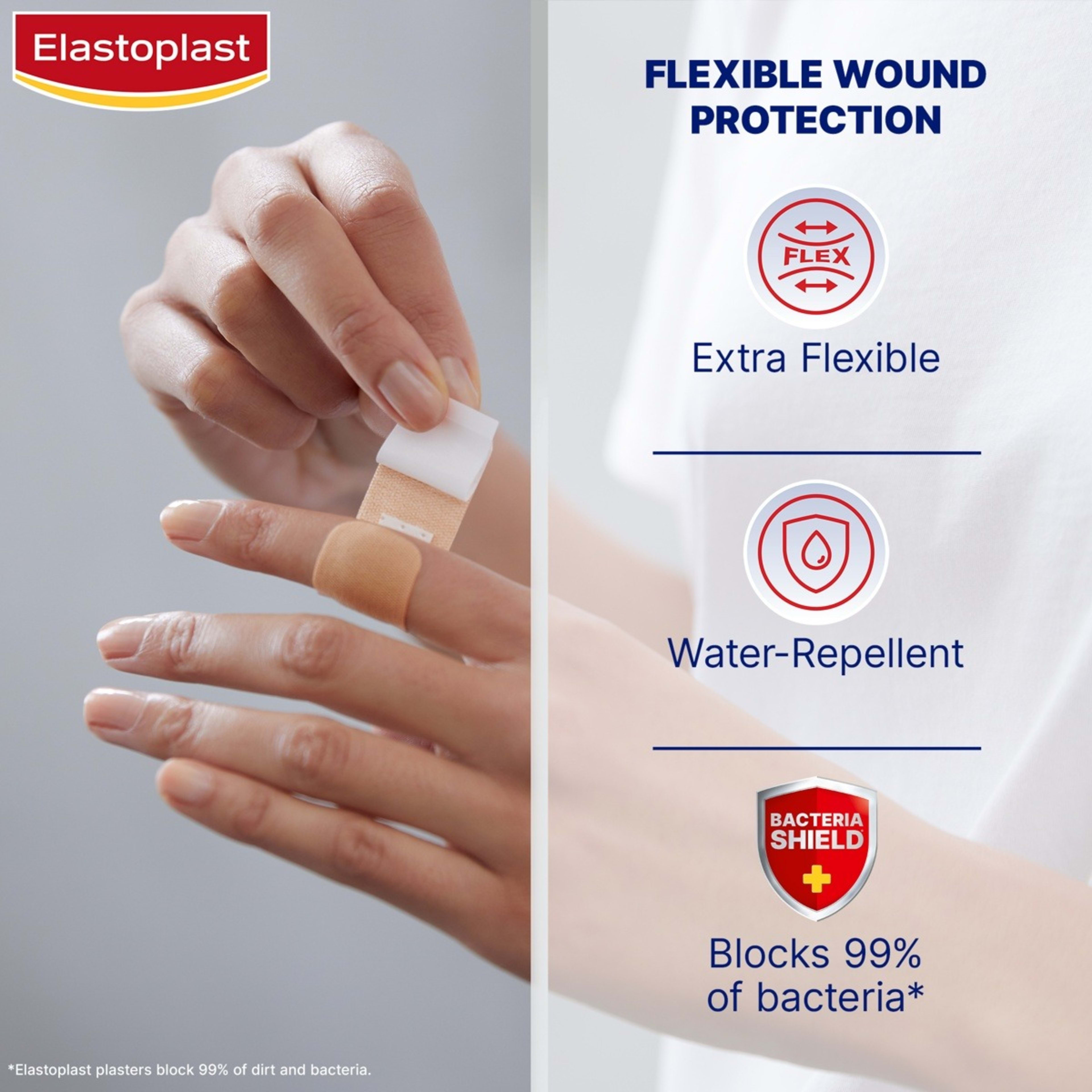 3 40 Pack Elastoplast Flexible Fabric Plasters, 3 of 8
