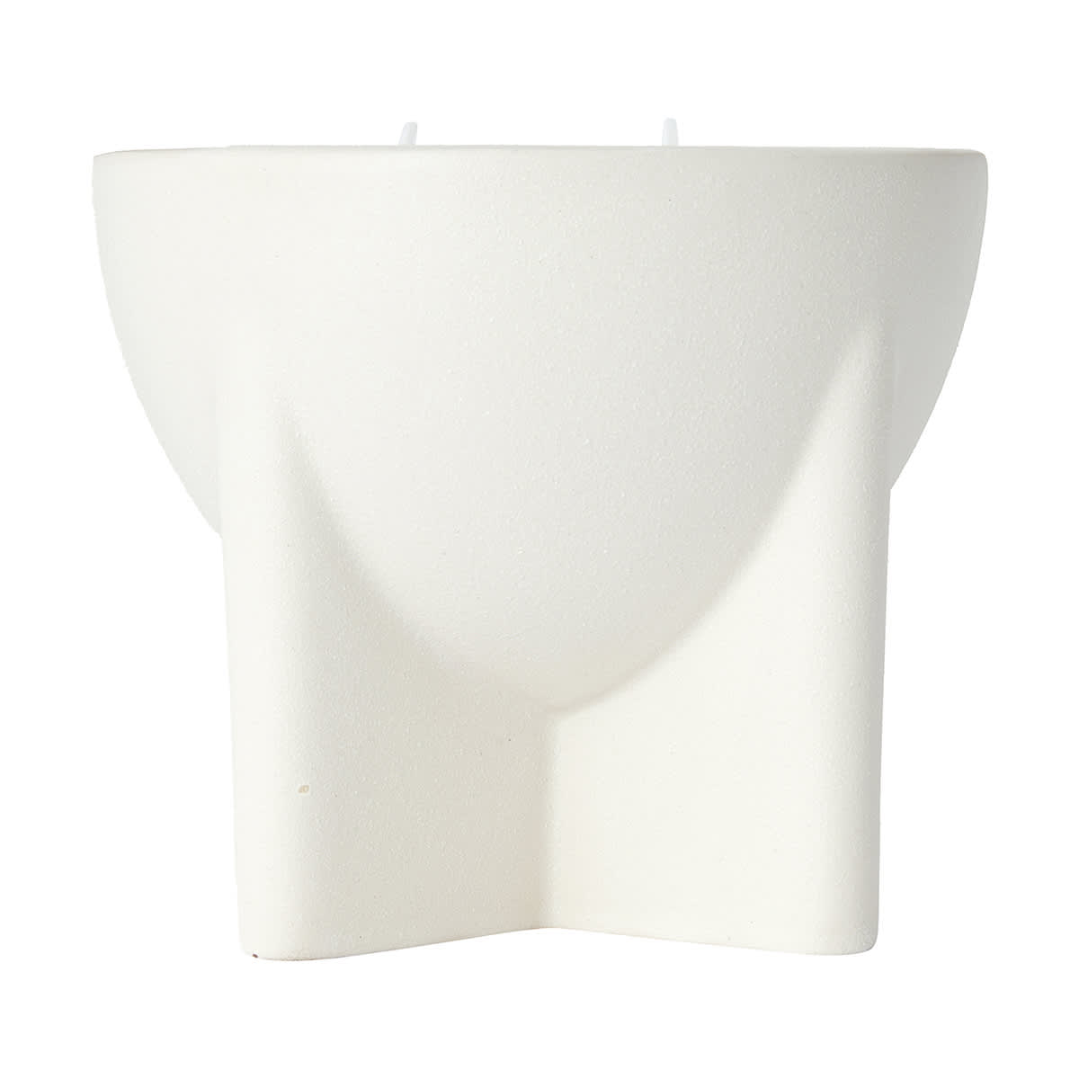 Sea Salt & Amber White Pedestal Fragrant Candle Kmart
