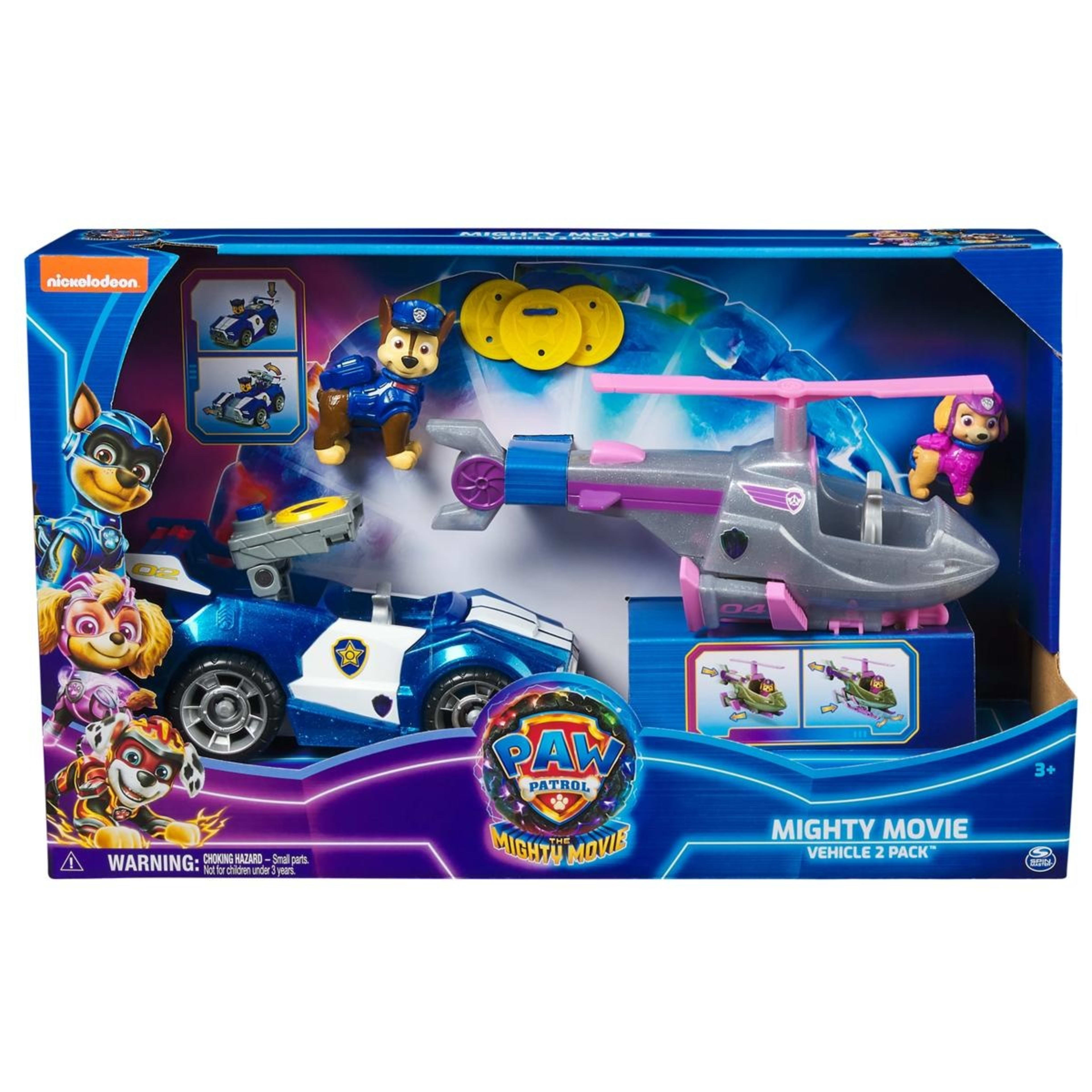 1 2 Pack PAW Patrol: The Mighty Movie Vehicle Set, 1 of 10