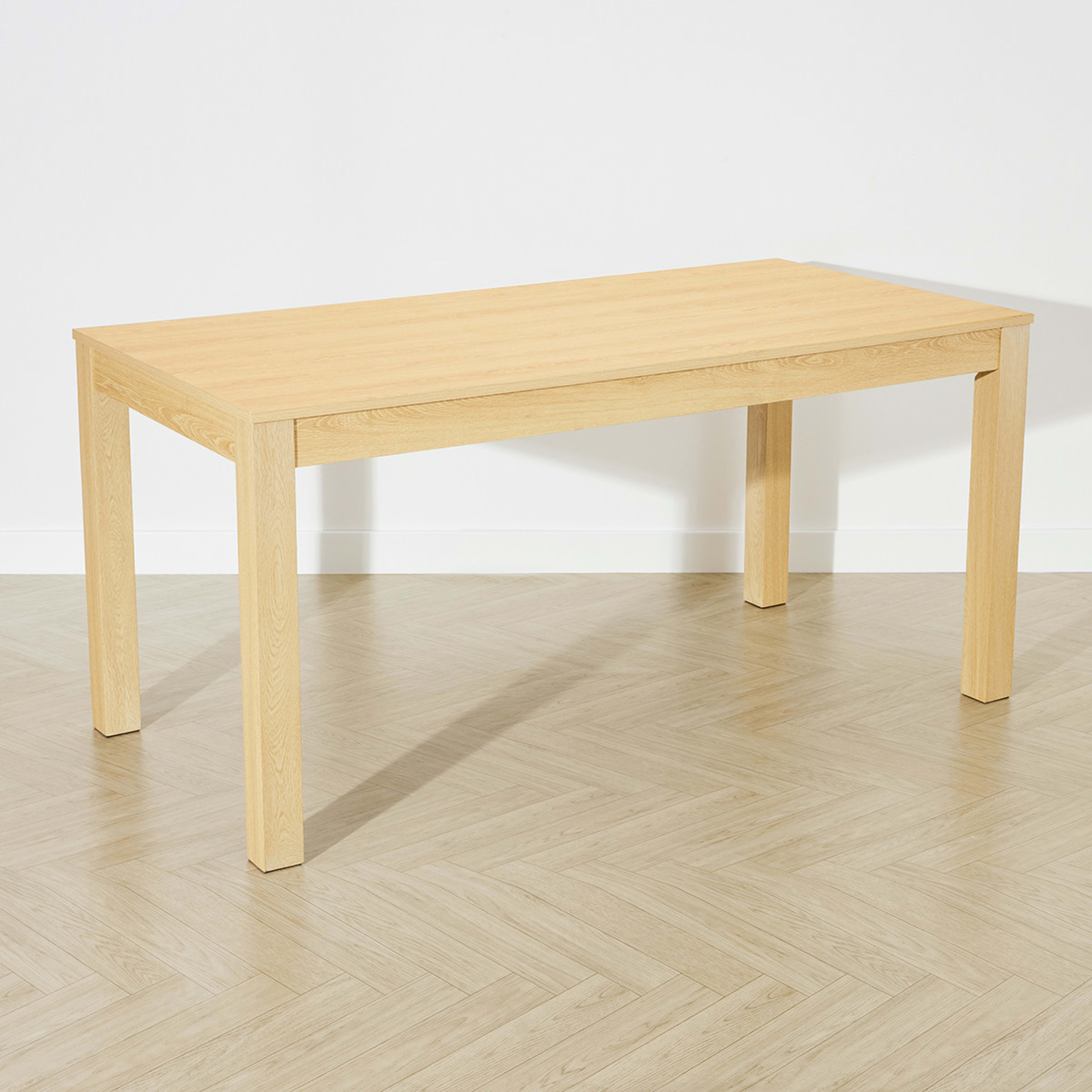 4 Oak Look Dining Table, 4 of 10