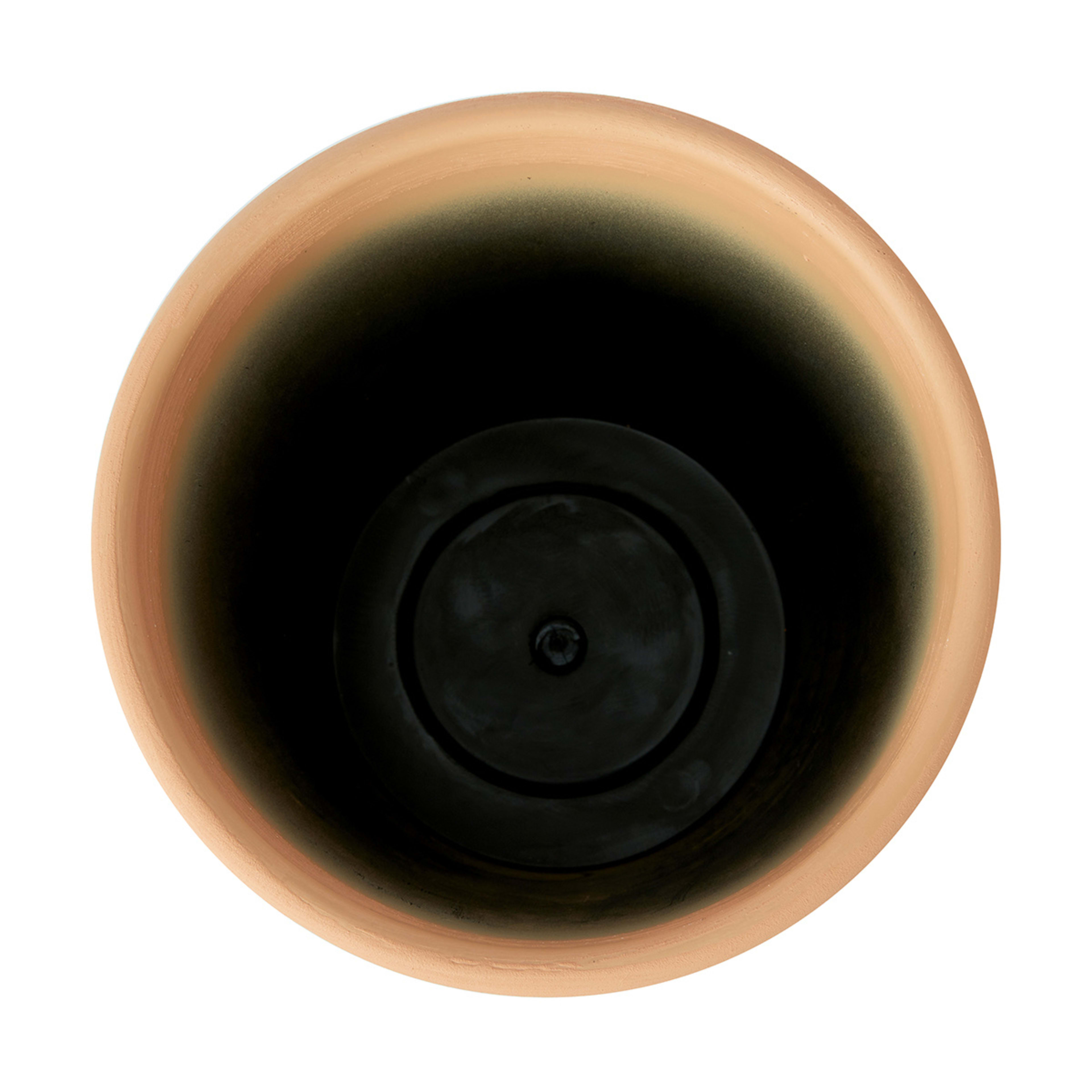 27.5cm Terracotta Look Pot Kmart