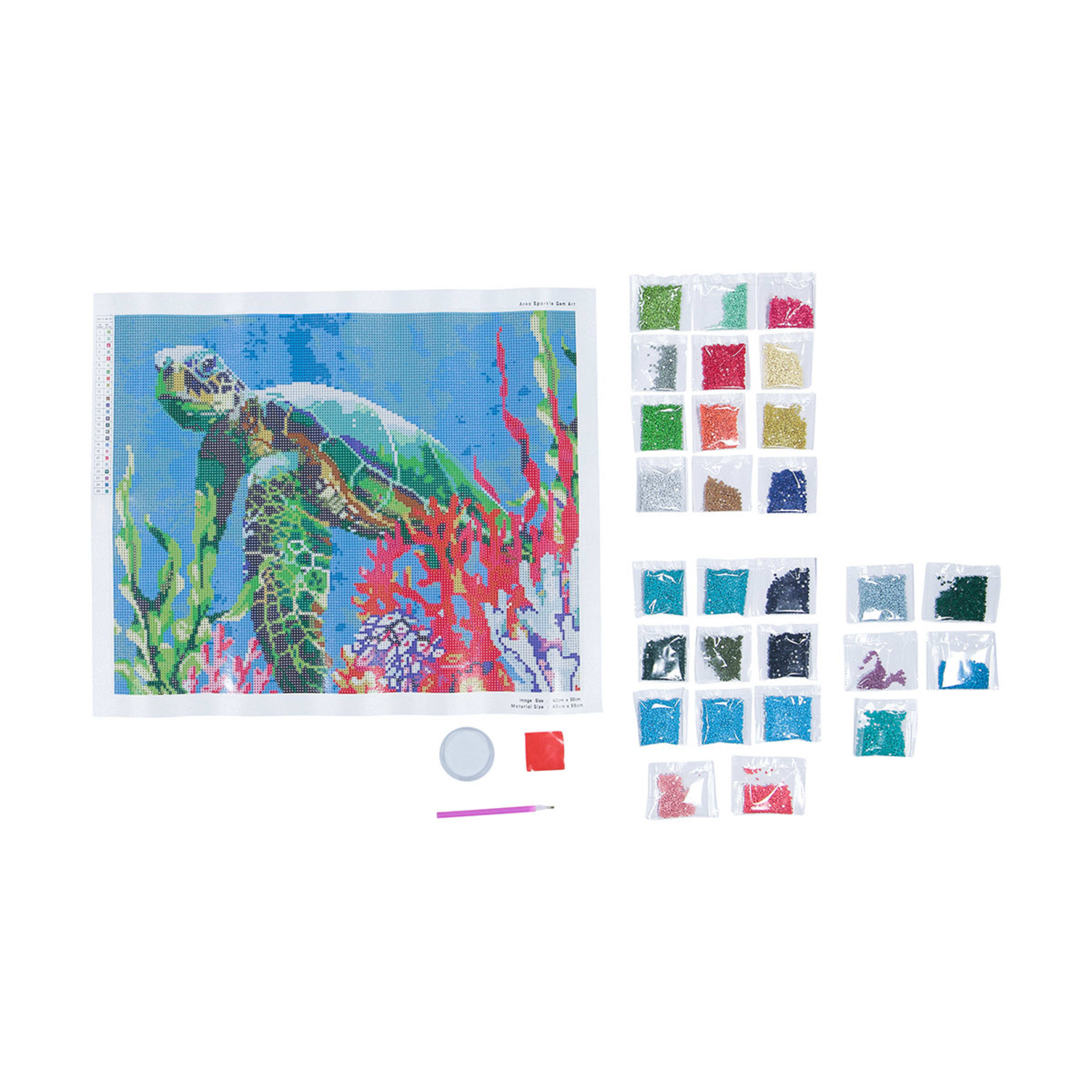 Sparkle Gem Art Sea Life Kmart