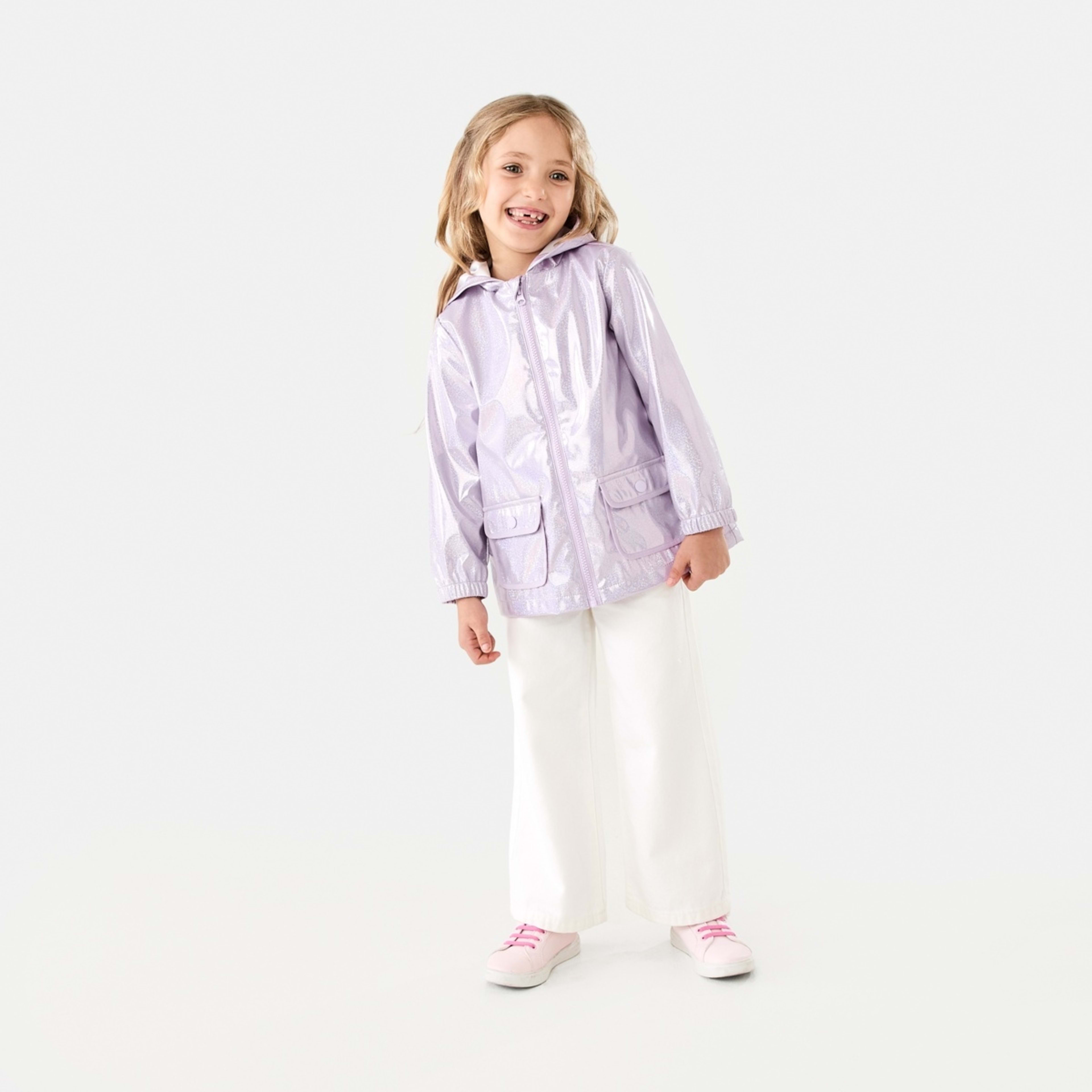 7 Sparkle Rain Coat Sparkle Lilac, 7 of 10