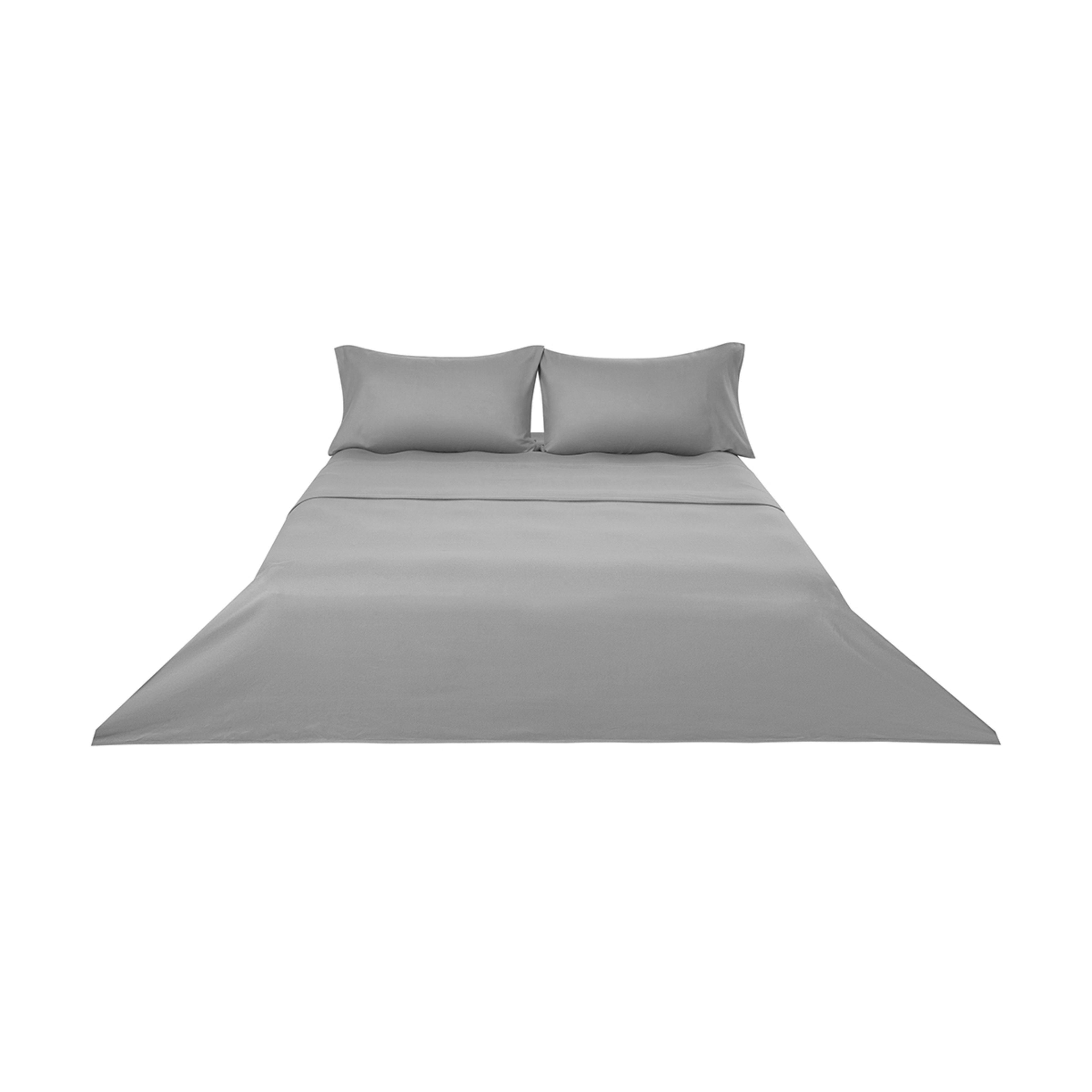 Soft Touch Sheet Set Queen Bed, Grey Kmart