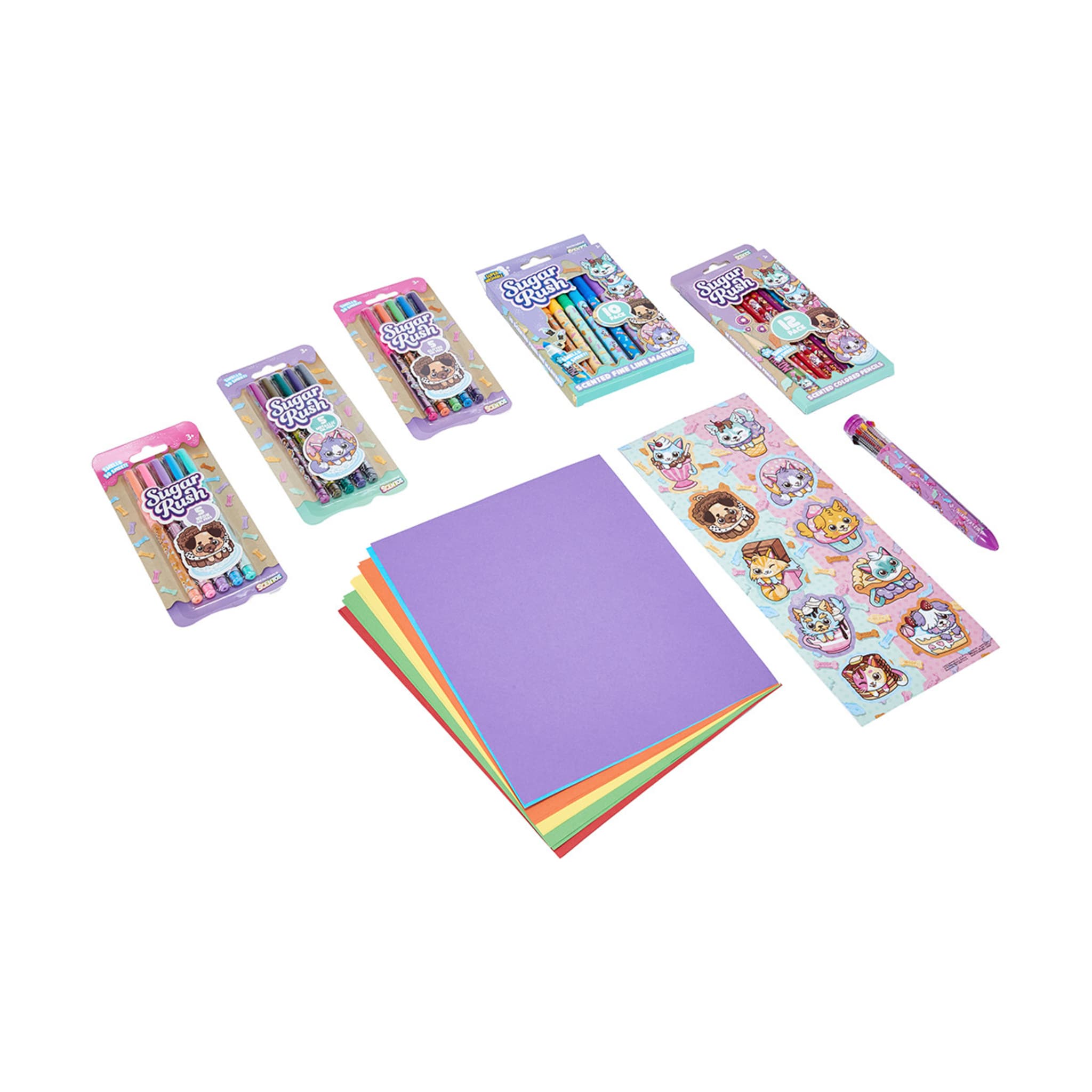 Sugar Rush Scented Mega Colouring Case Kmart