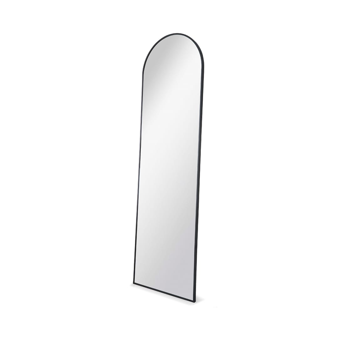 Arch Black Floor Mirror, 170cm x 50cm - Kmart