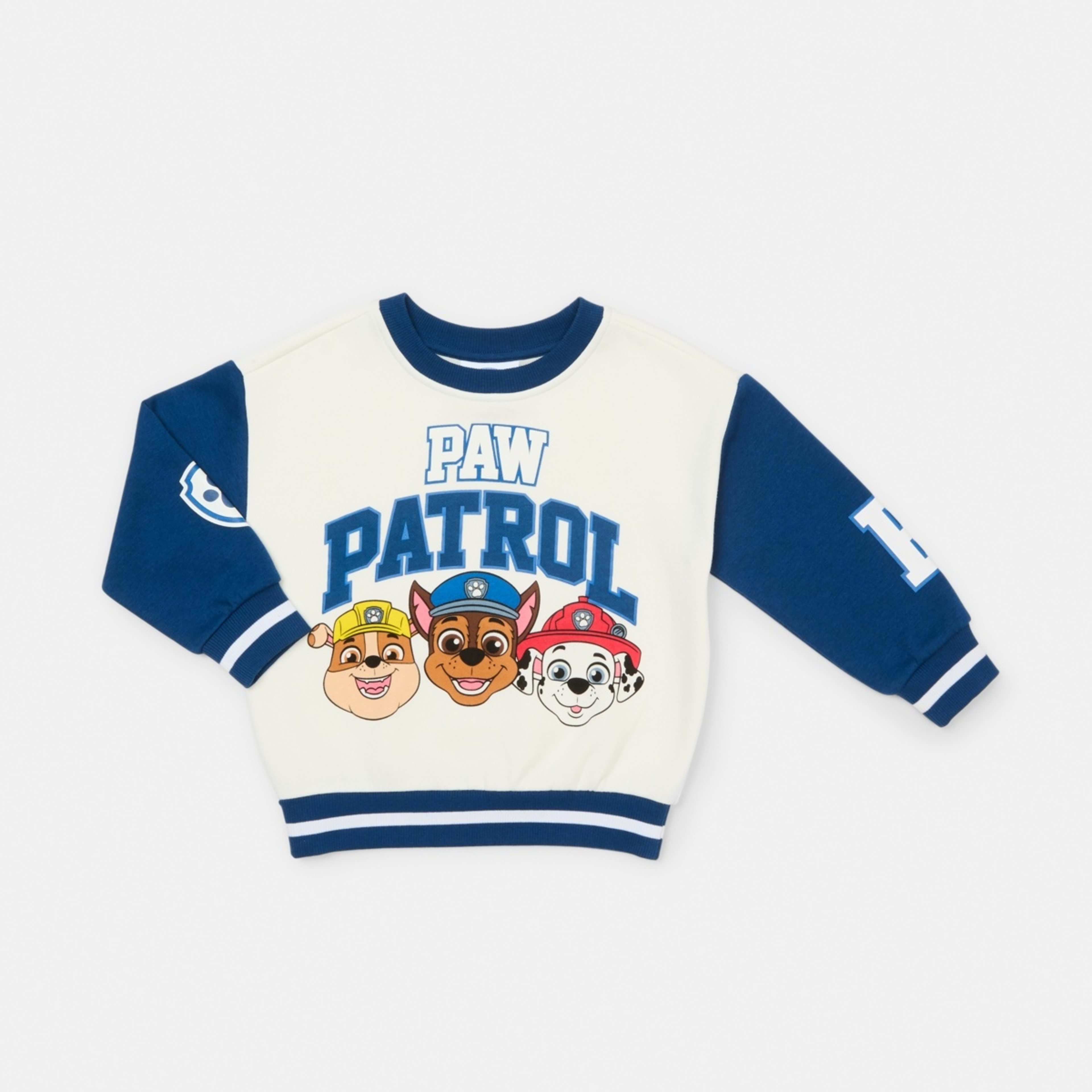 9 PAW Patrol License Print Crew Neck Sweatshirt Rubble Chase Marshall, 9 of 10