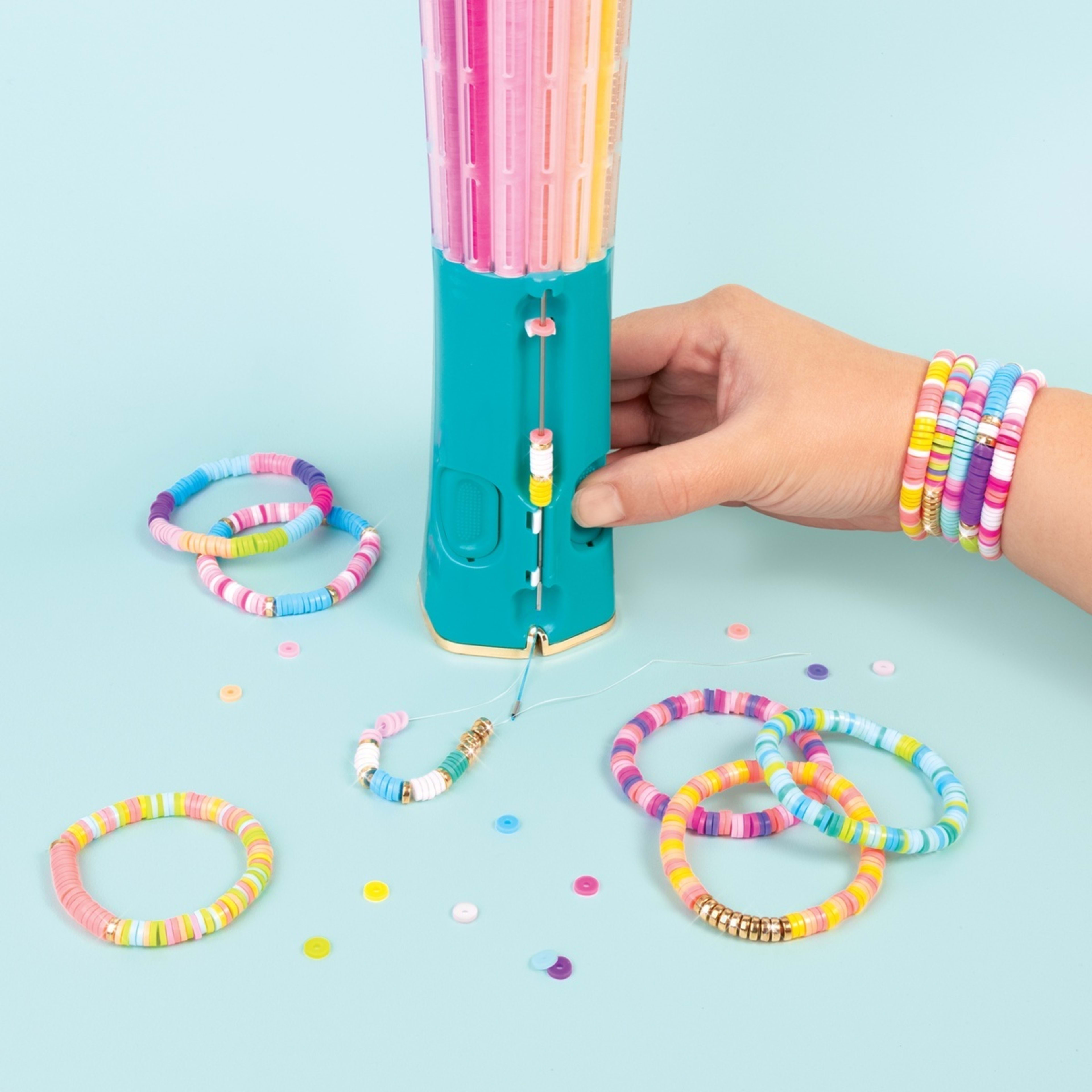 4 2047 Piece Make It Real Swift Clicks Heishi Bracelet Maker, 4 of 8