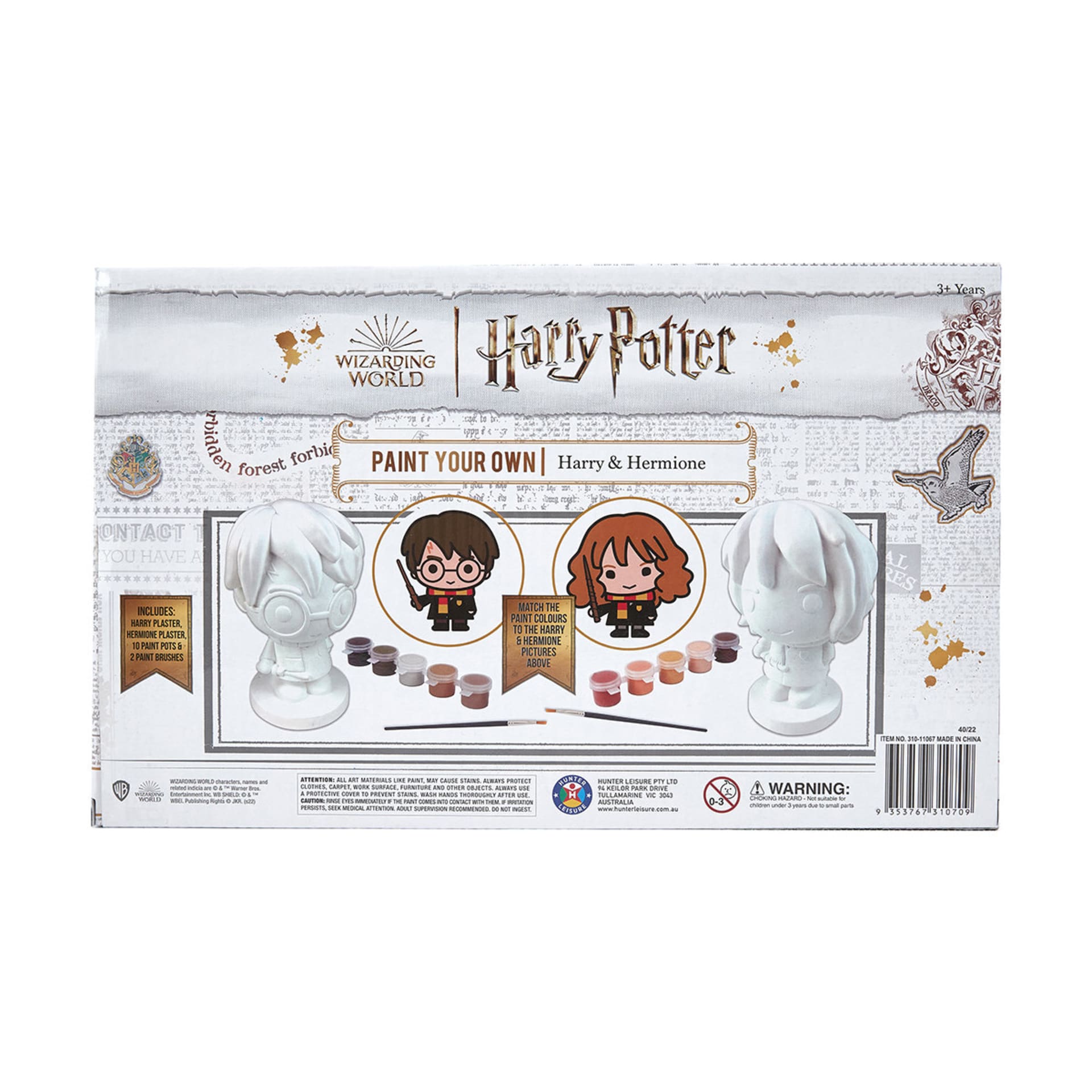 Wizarding World Harry Potter Paint Your Own Plaster Harry & Hermione
