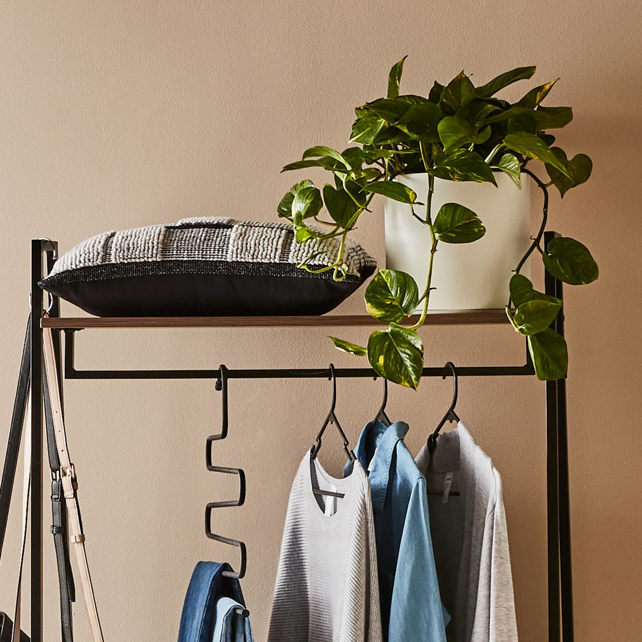 5Tier Pant Hanger Black Kmart