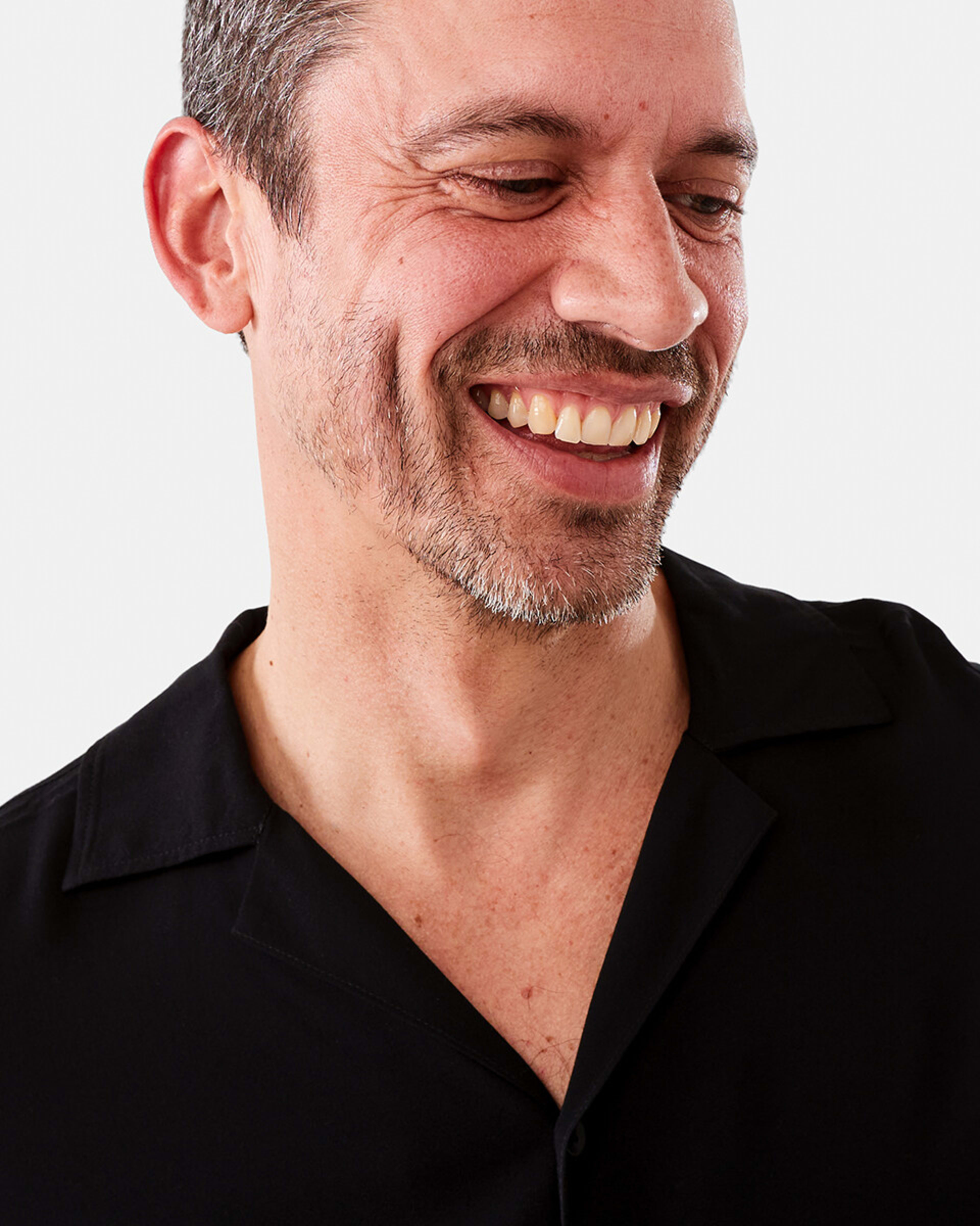 4 Short Sleeve Plain Resort Shirt Black, 4 of 6