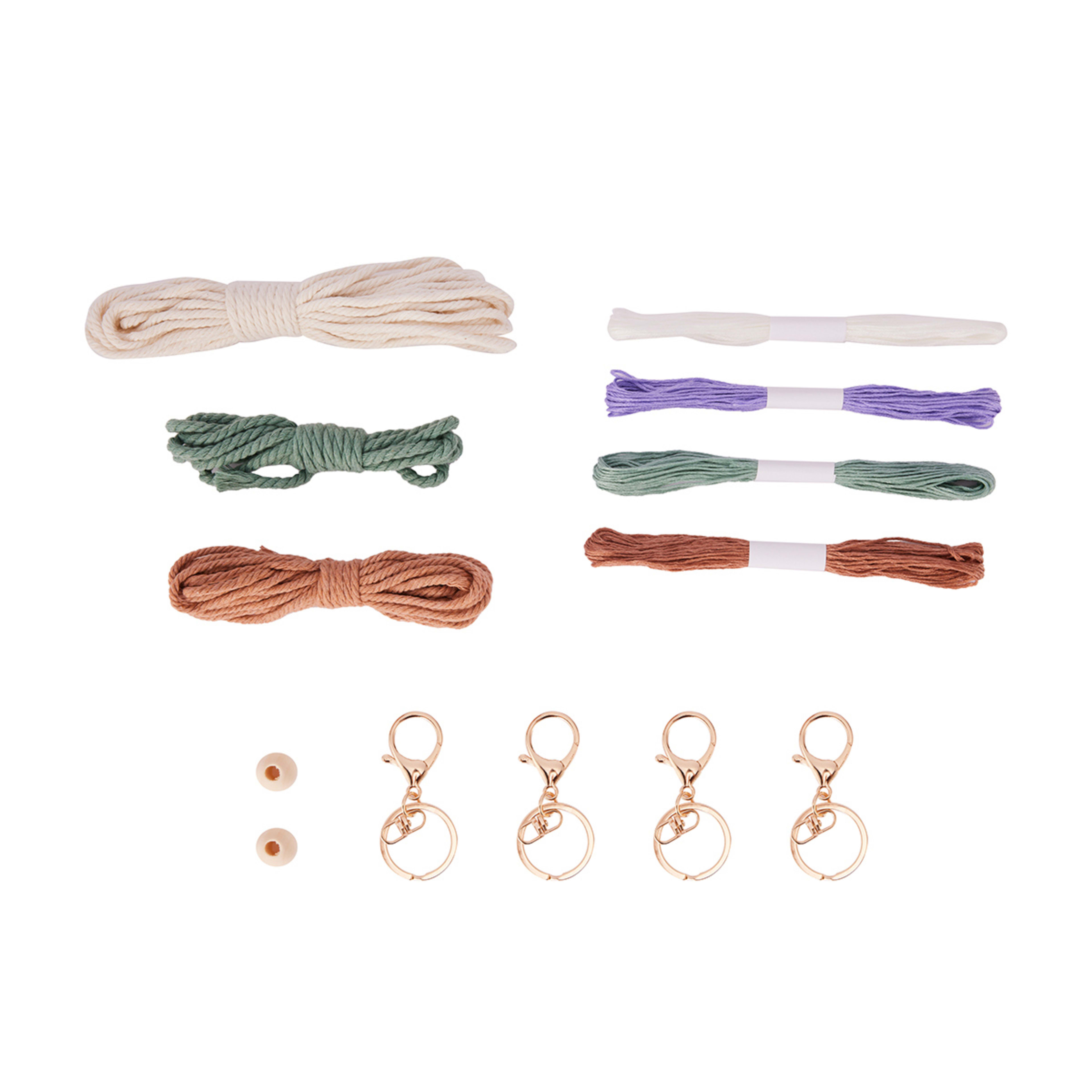 DIY Macrame Key Ring Kit Kmart
