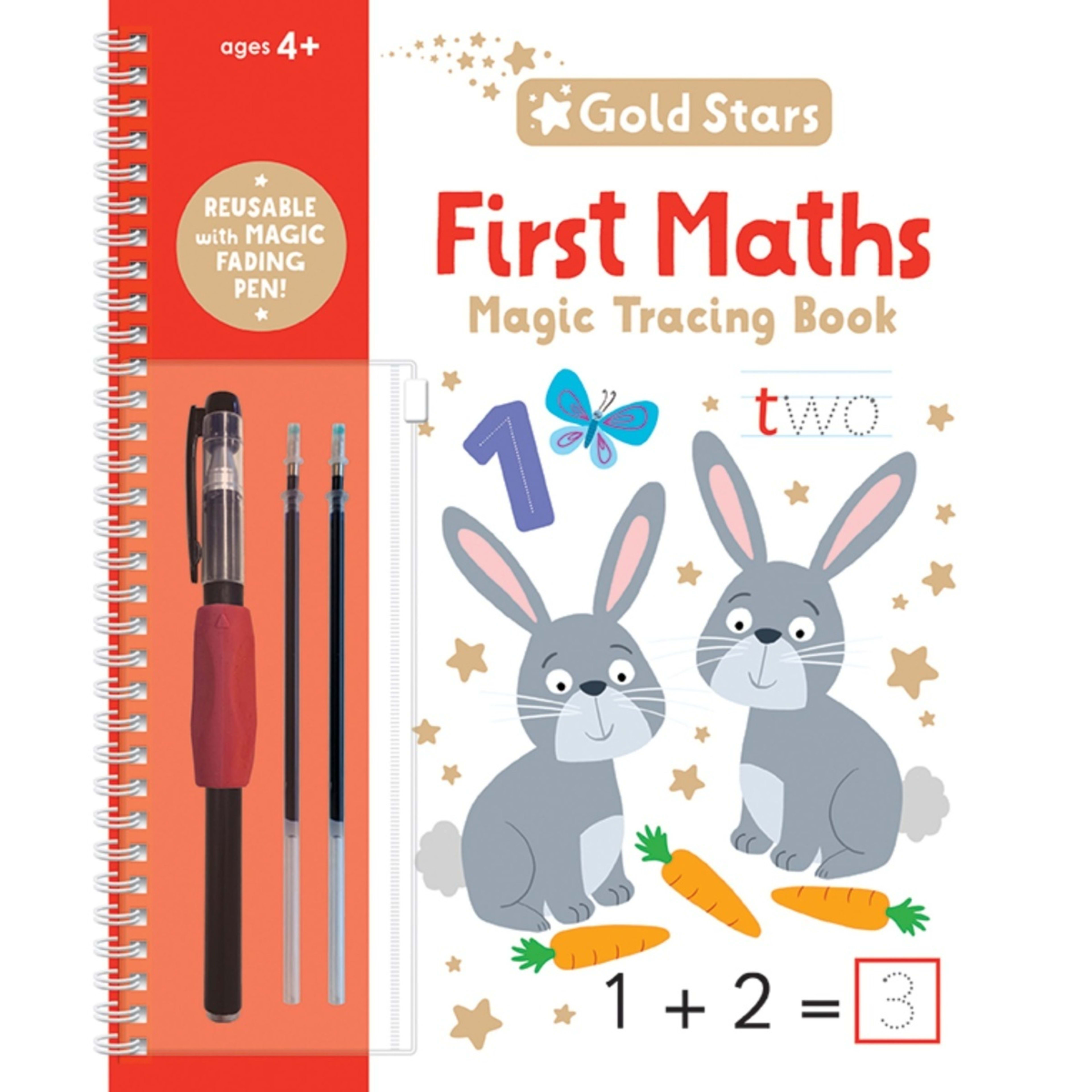 1 Gold Stars: First Maths Magic Tracing Book
