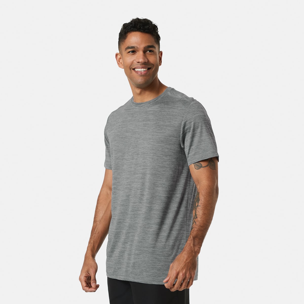 Active Mens Crew Neck Cationic Tshirt Kmart