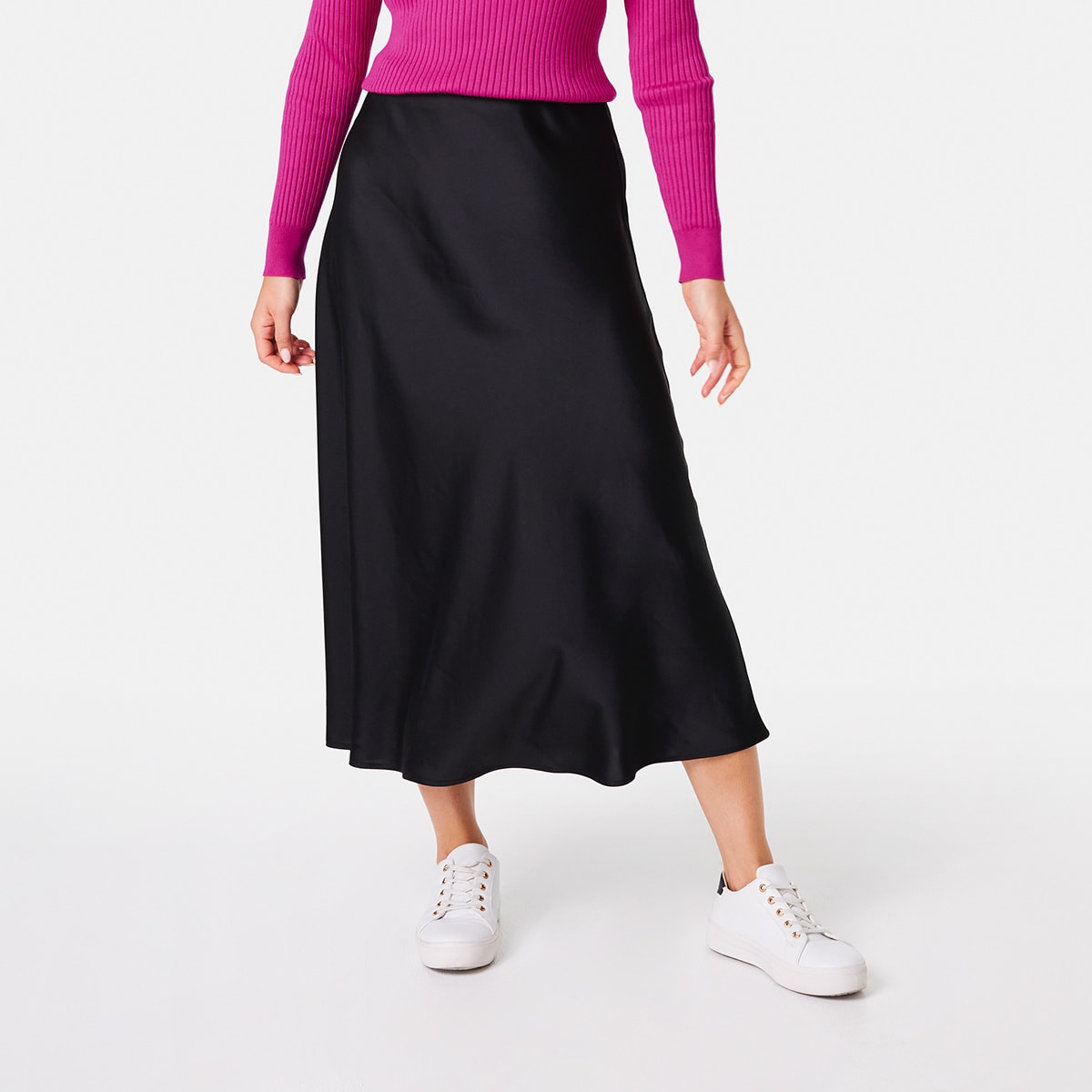 Satin ALine Skirt Kmart