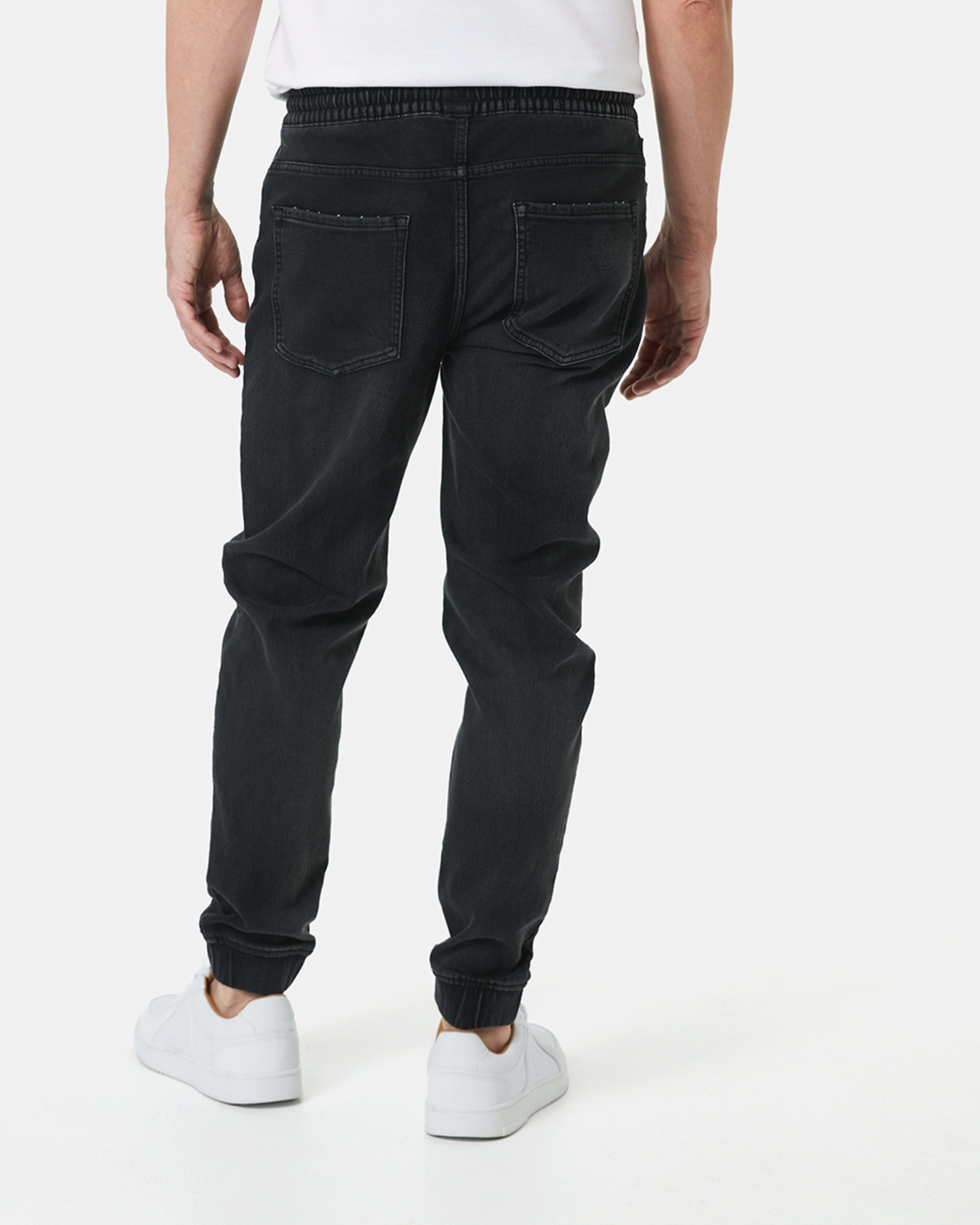 3 Cuffed Denim Joggers Gry Wash, 3 of 4