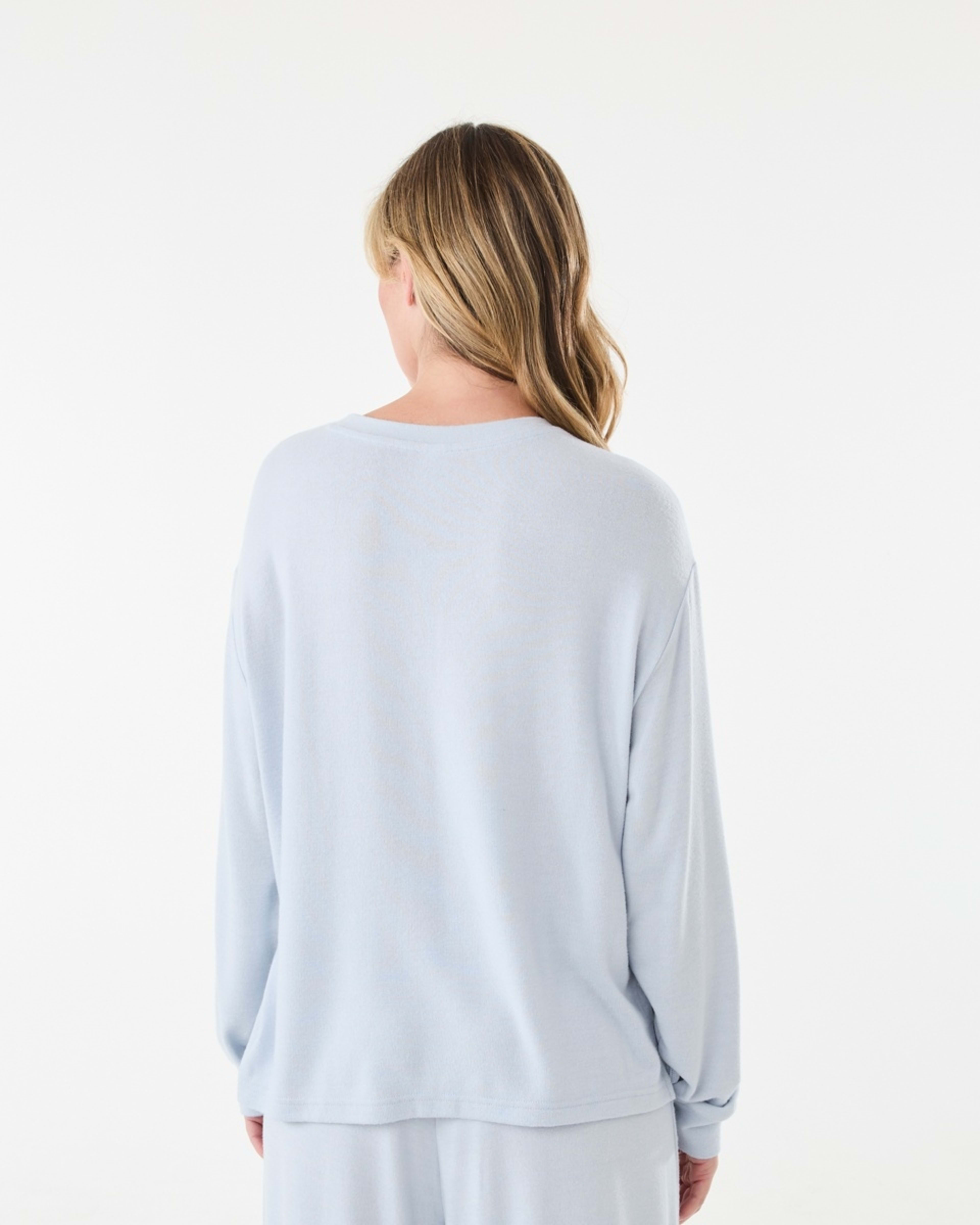 3 Long Sleeve Supersoft Top Blue Marle, 3 of 7