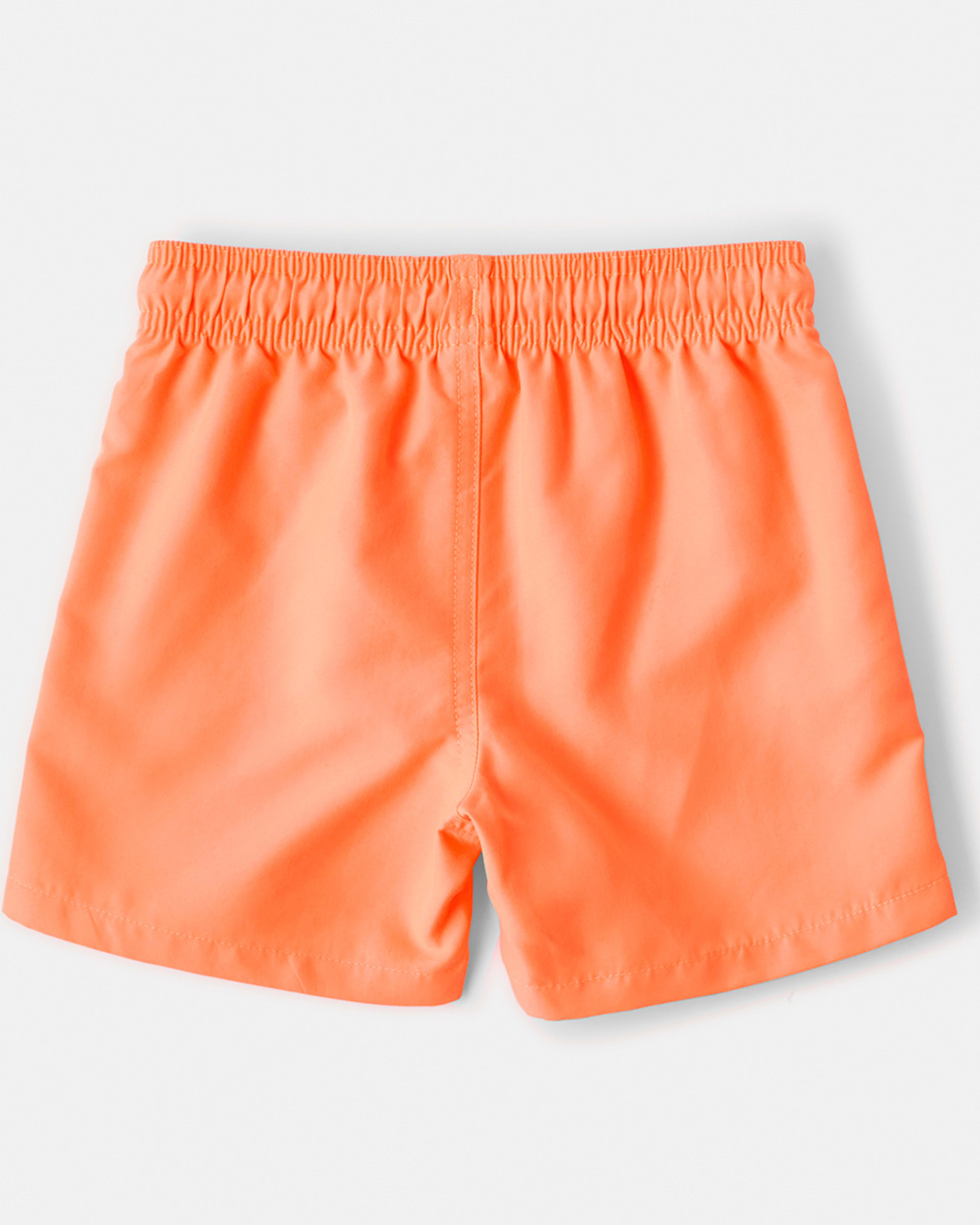 8 Plain Boardshorts Fluro Orng, 8 of 10