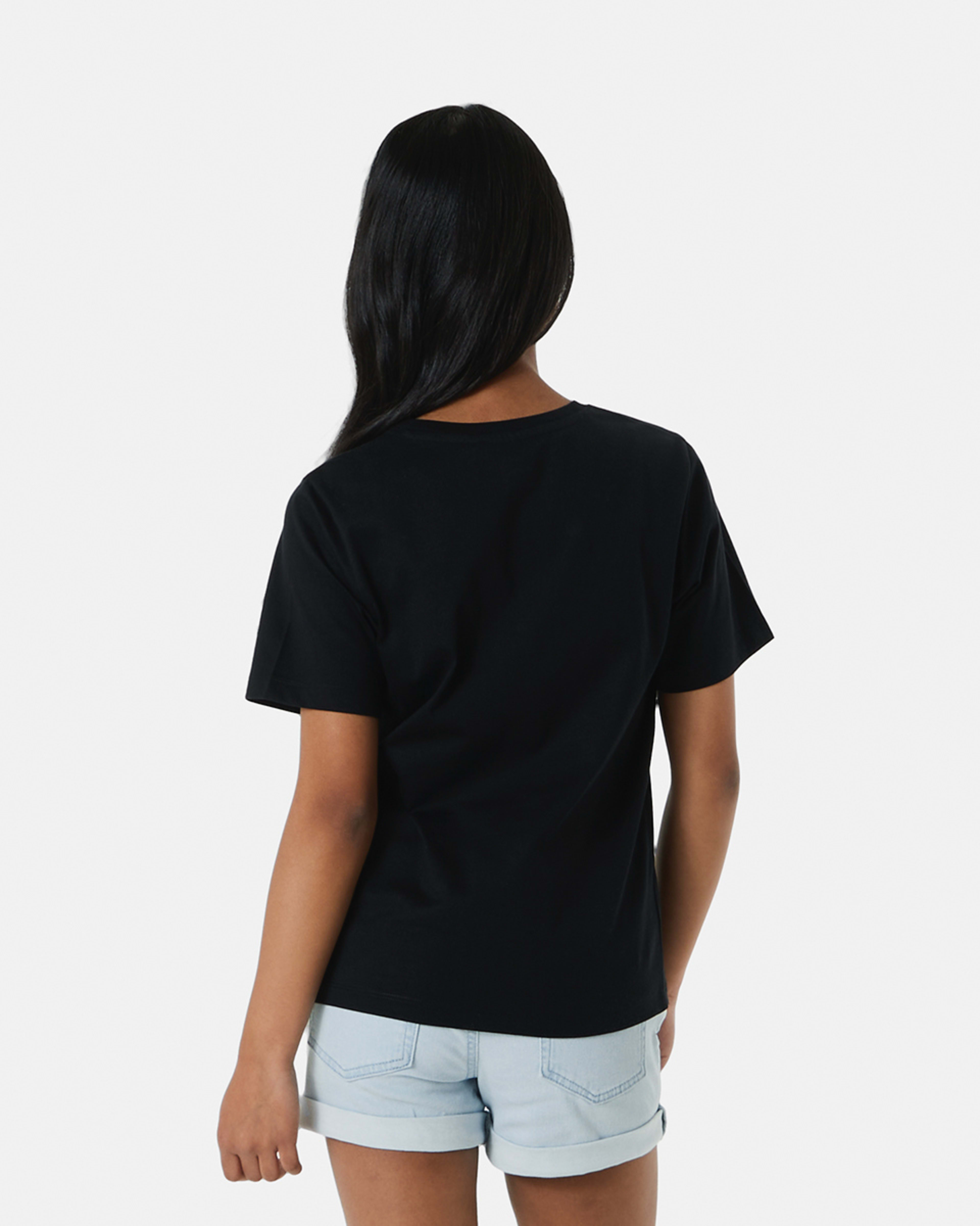 2 Short Sleeve Plain T-shirt BLACK, 2 of 8