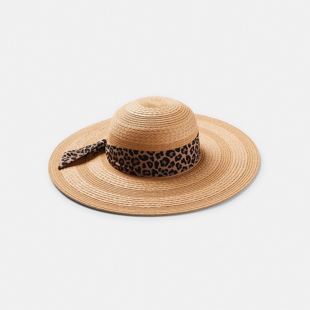 Ribbon Trim Wide Brim Hat Kmart