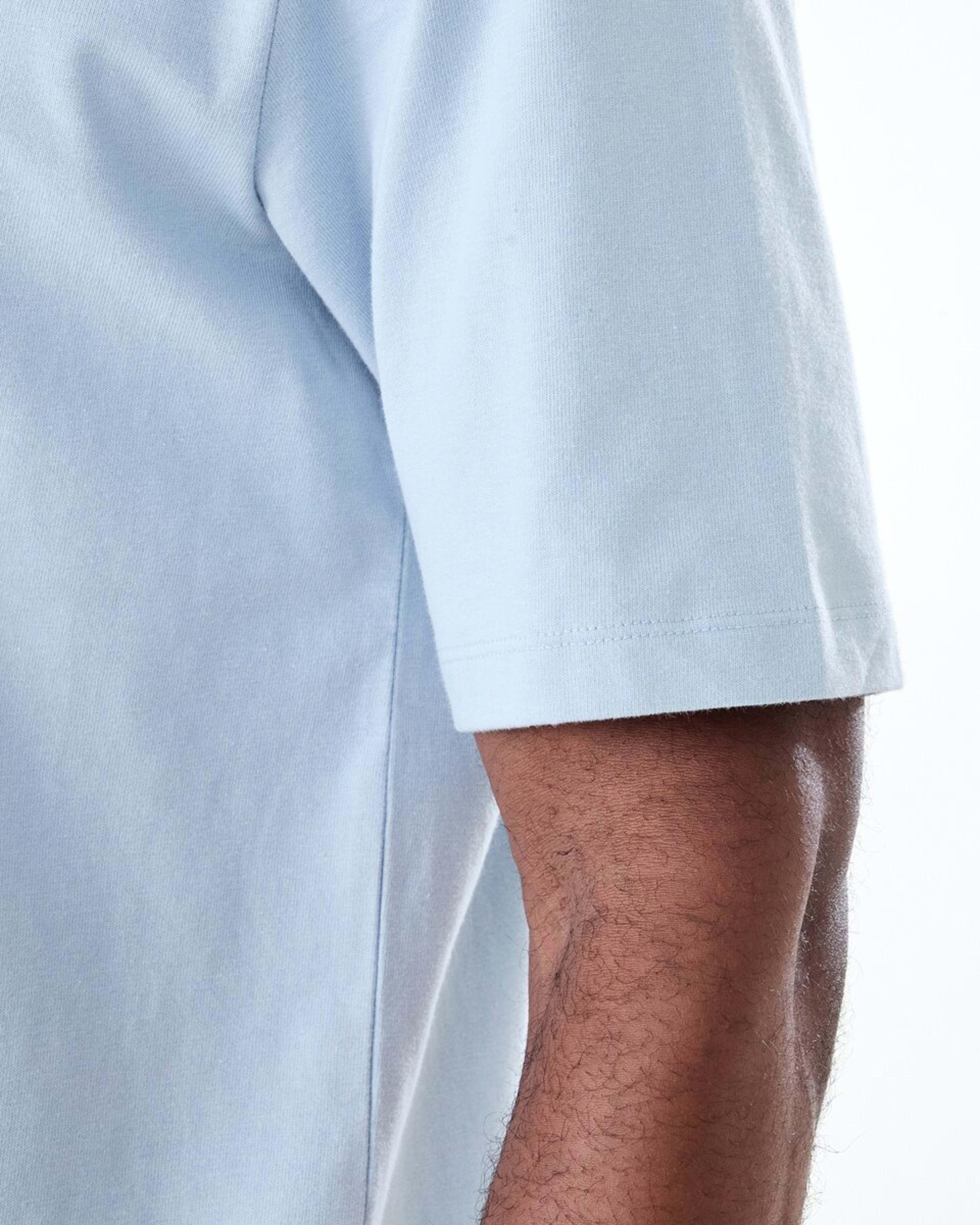 6 Oversized Heavyweight T-shirt FOG BLUE, 6 of 6