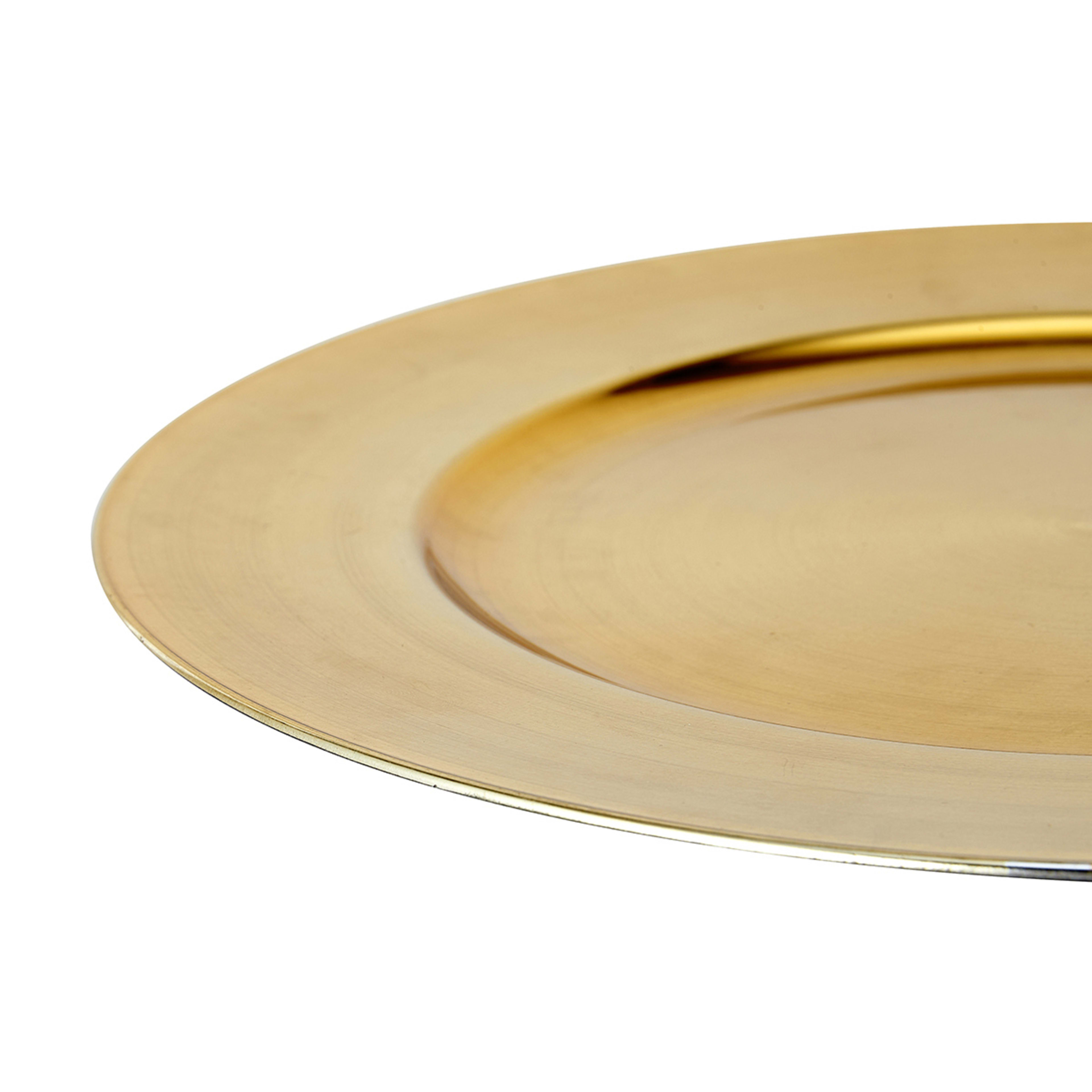 Gold Look Charger Plate Kmart