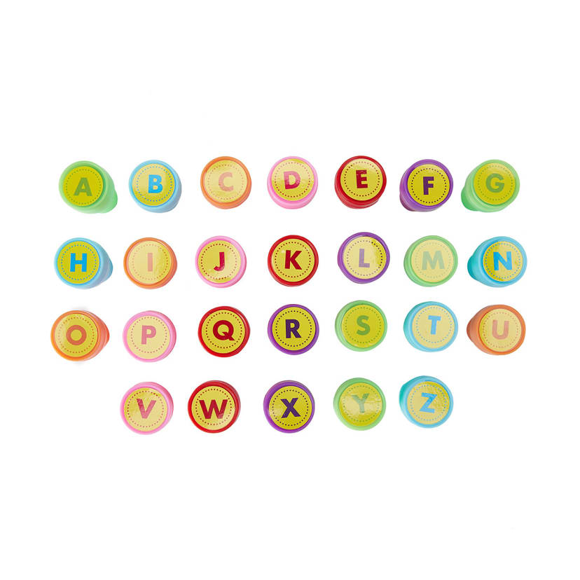 26 Pack ABC Self Ink Stamps Kmart
