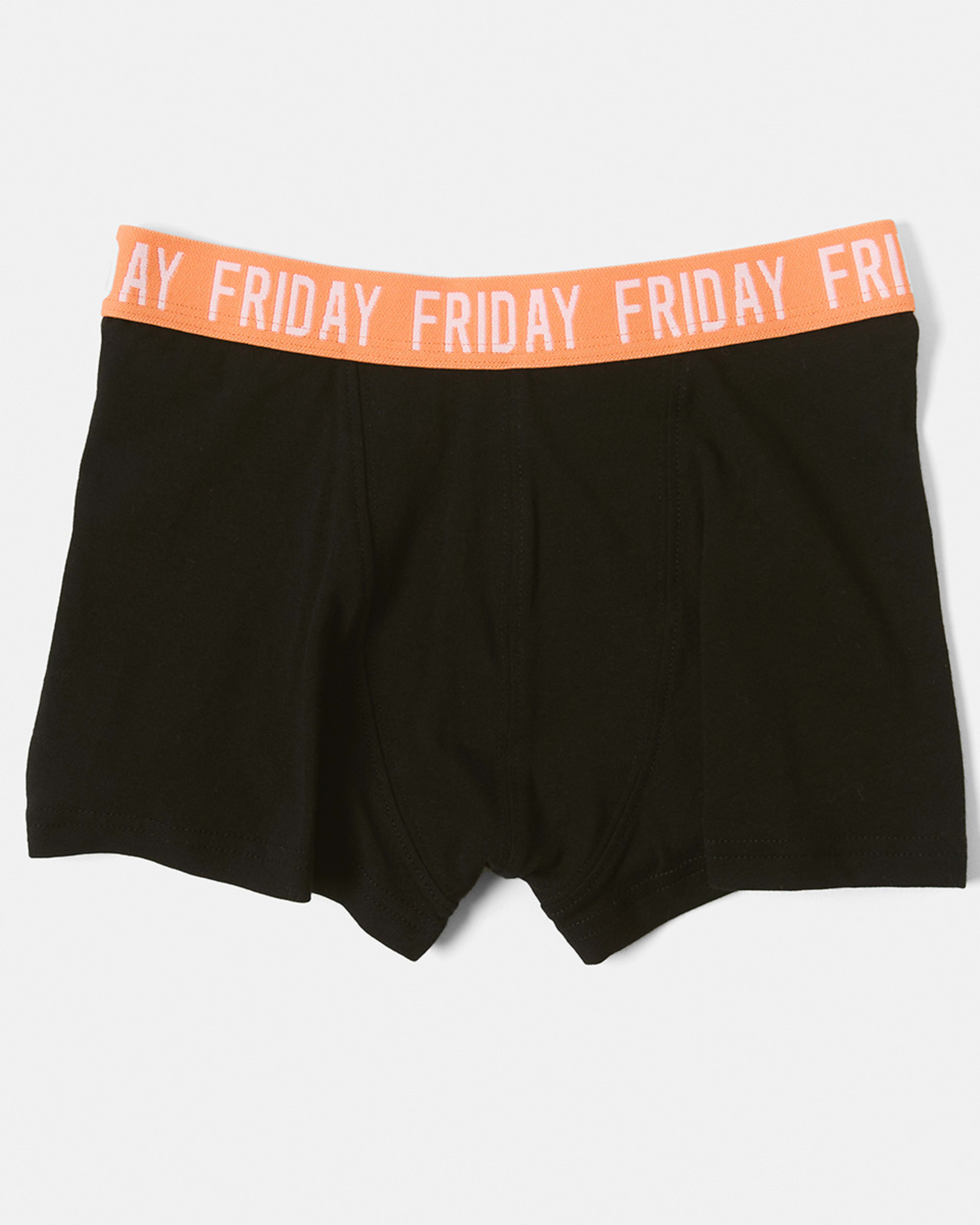 6 7 Pack Attached Elastic Trunks BLACK WEEKDAYS, 6 of 10
