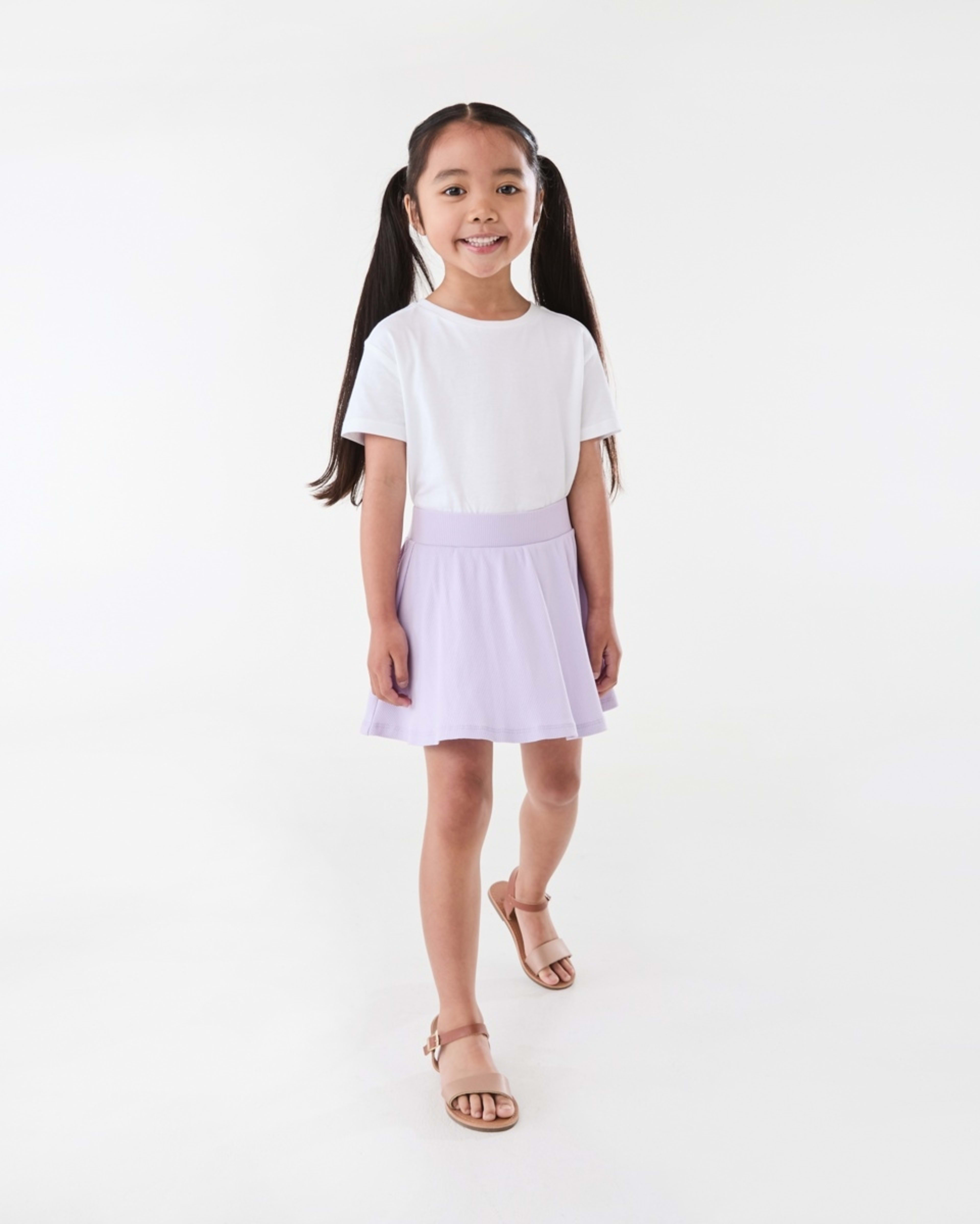 5 Rib Skort Pst Purple, 5 of 8