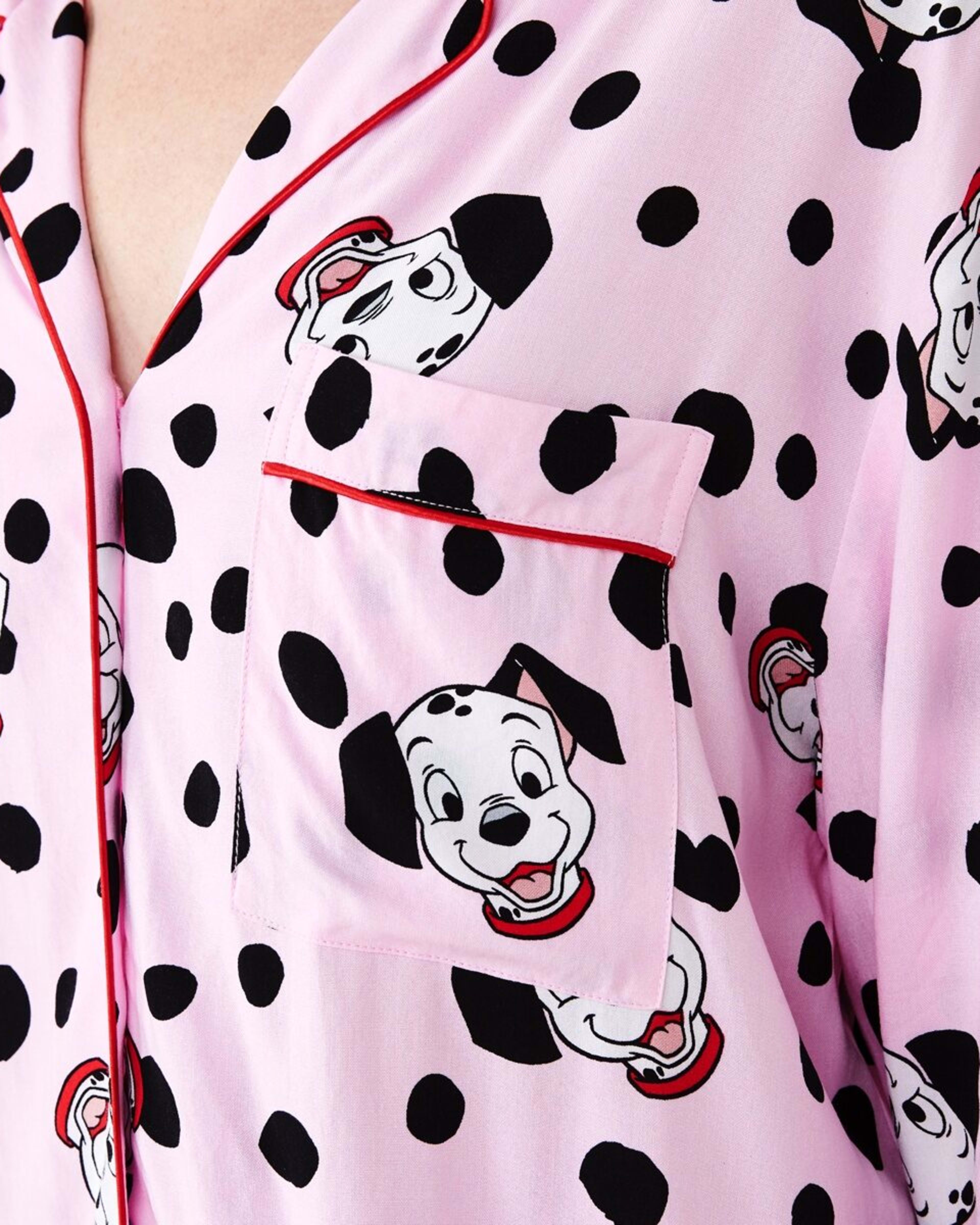 6 101 Dalmatians License Long Sleeve Top and Pants Woven Pyjama Set 101 DALMATIANS PINK LADY, 6 of 8