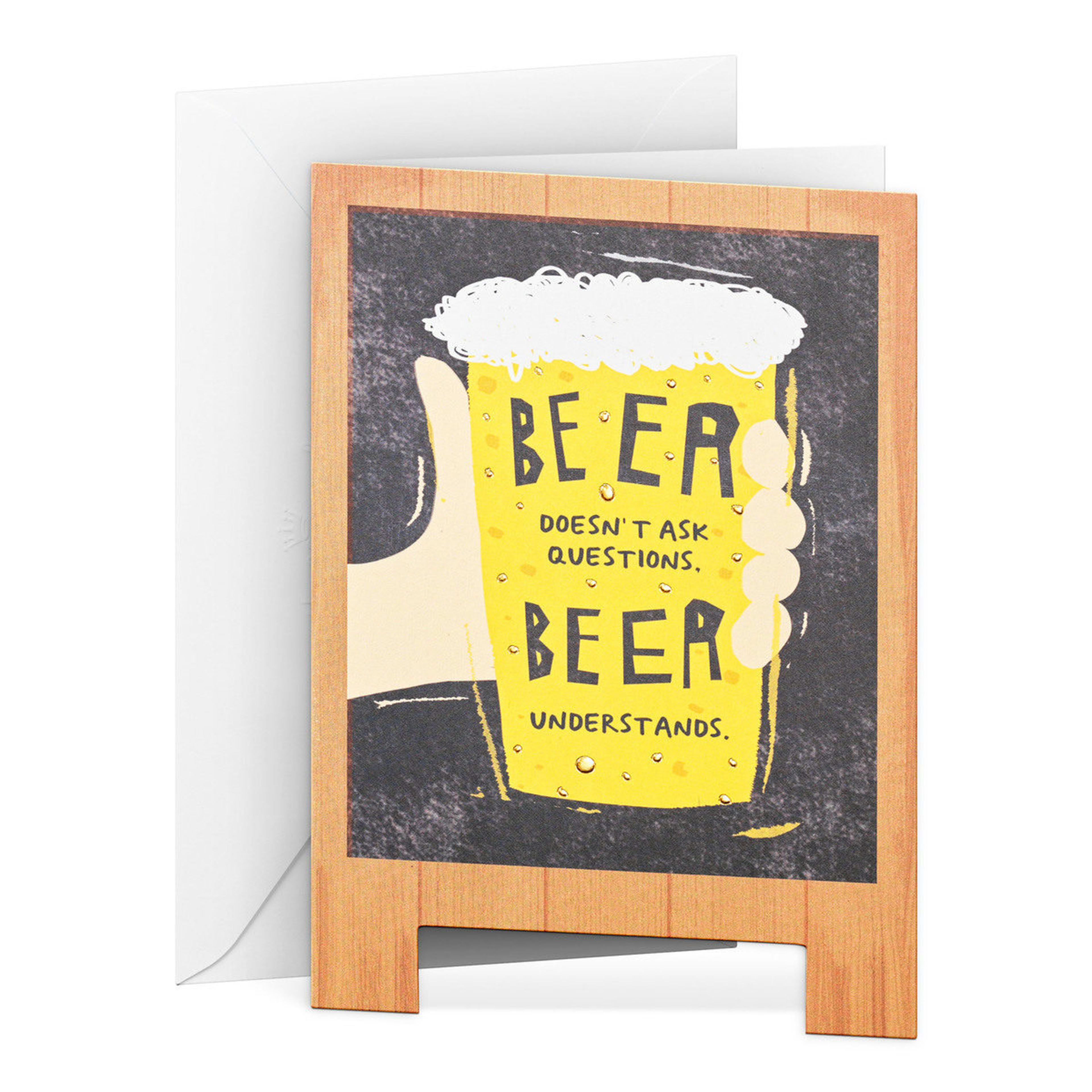 1 Hallmark Birthday Card - Beer