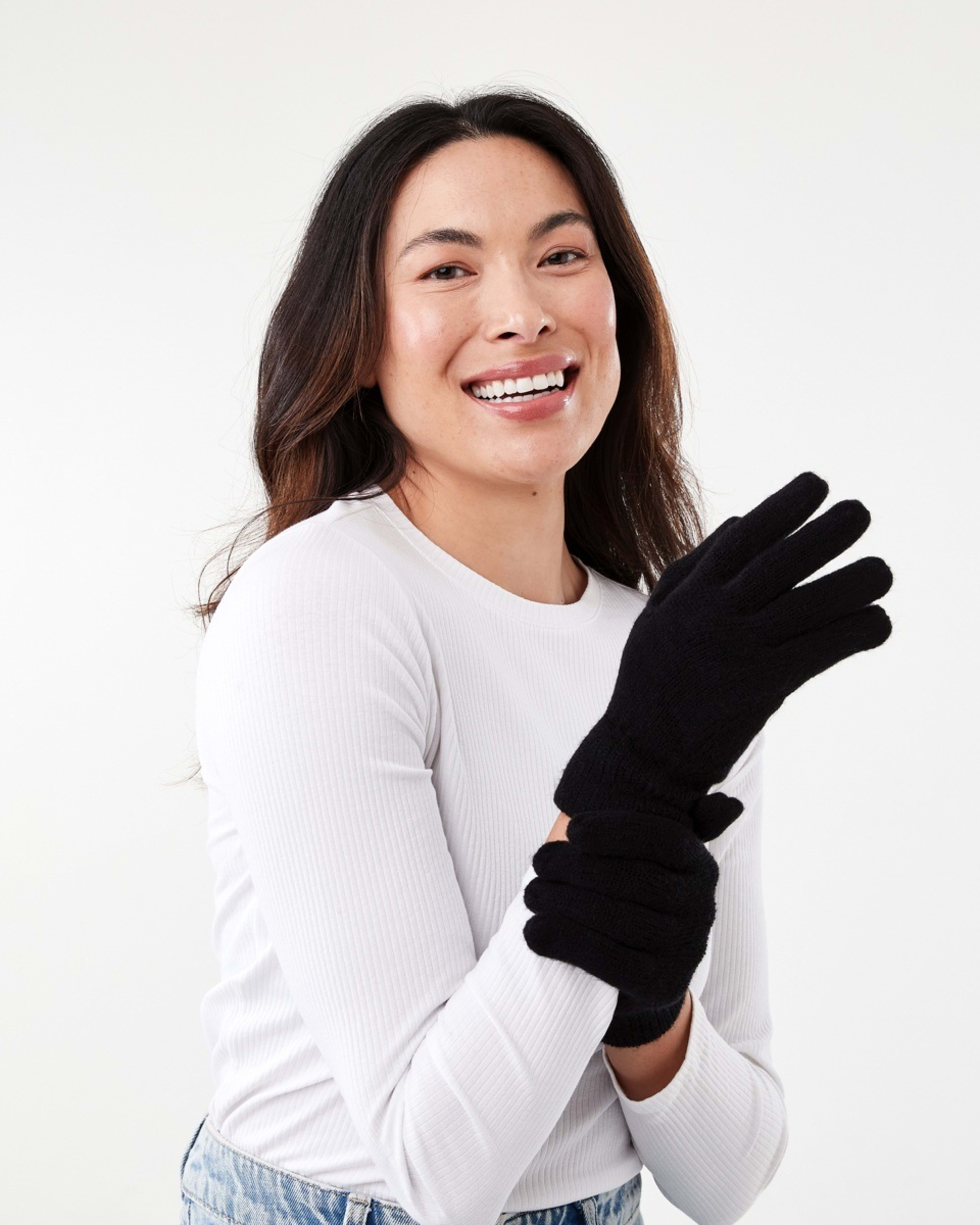3 Supersoft Gloves Black, 3 of 3