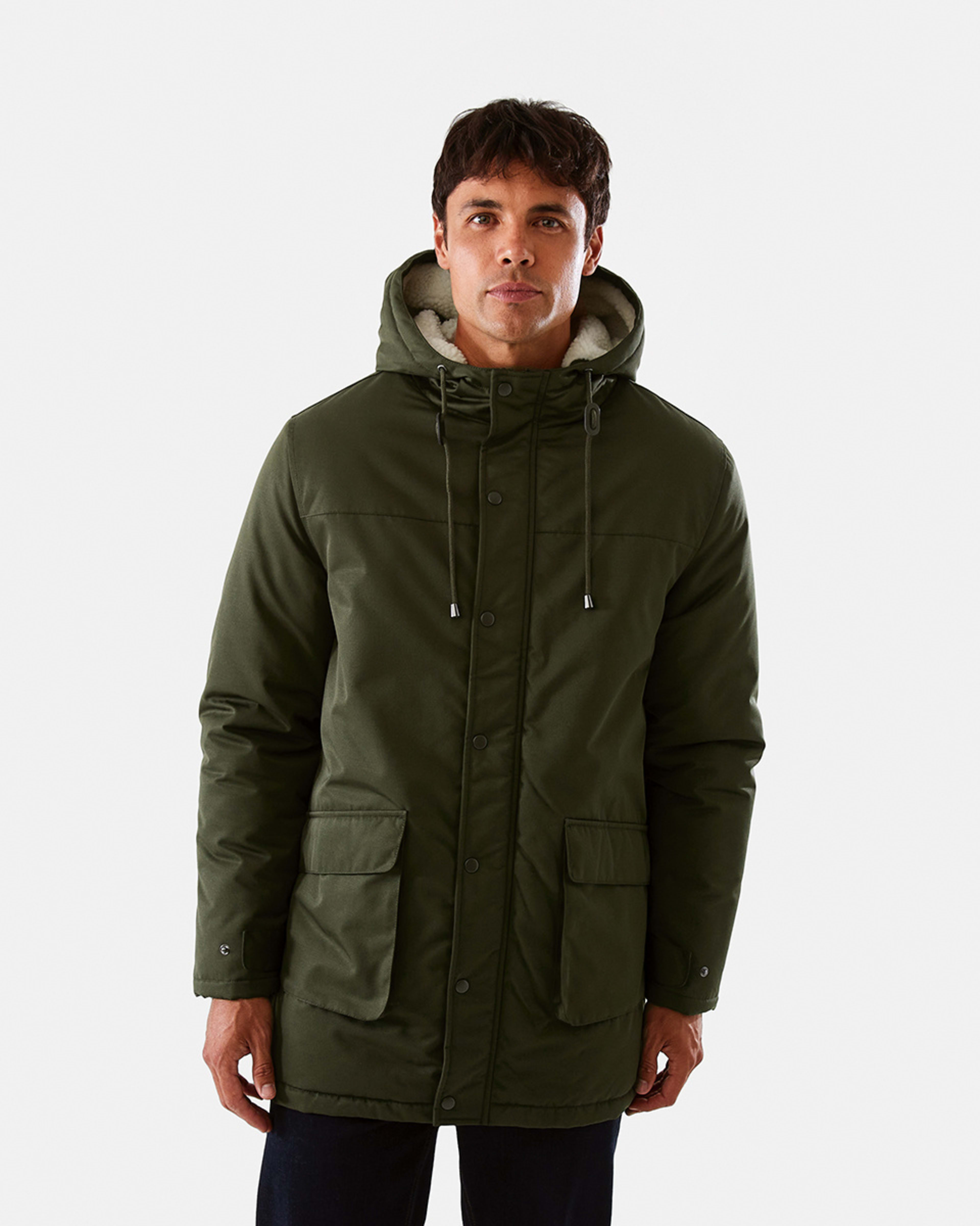 Sherpa Lined Anorak - Kmart NZ