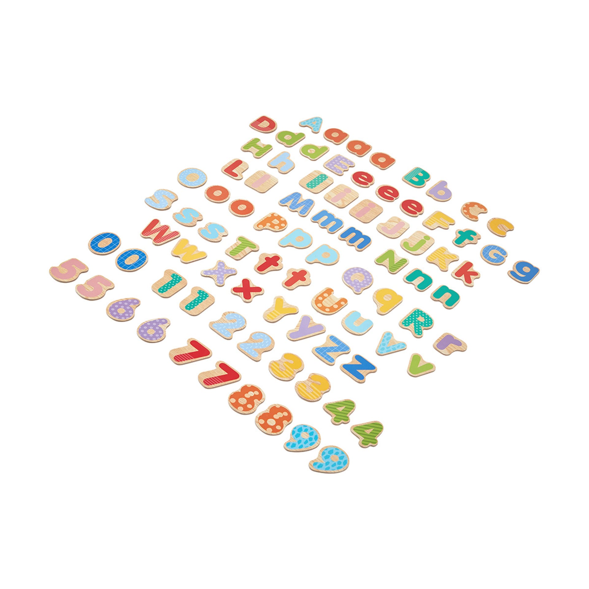 84 Piece Wooden Letters & Numbers Kmart