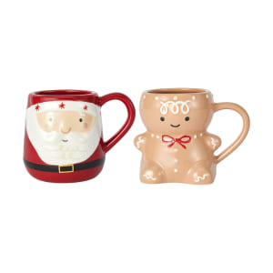 1pc, Gingerbread Man Coffee Mug, 14.5oz Ceramic Coffee Cups, Cute Christmas  Water Cups, Summer Winter Drinkware, Xmas Gifts