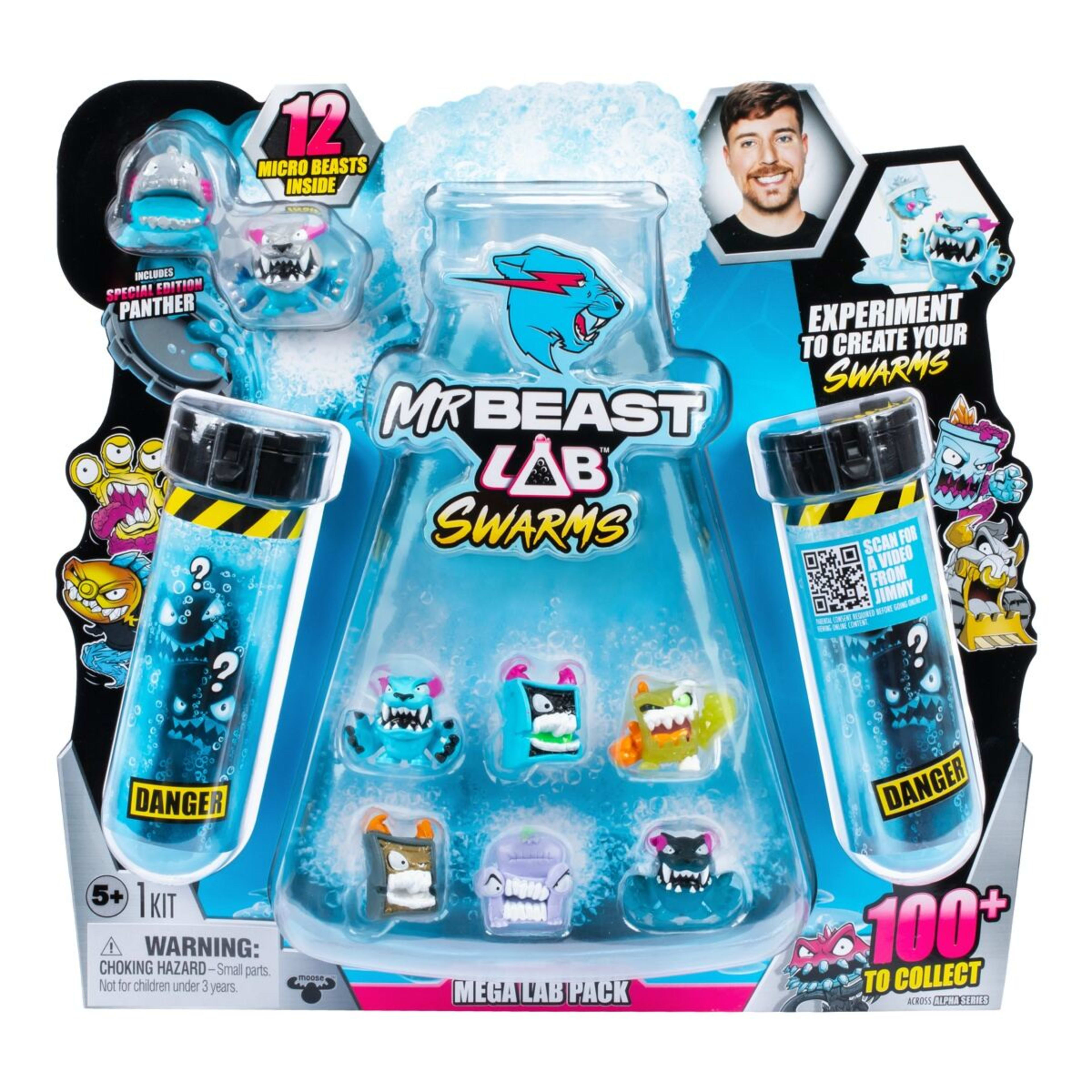 1 12 Pack MrBeast Lab Swarms Mega Lab Pack, Experiment to Mutate Your Swarms, Mix, Shake, Create - Assorted, 1 of 8