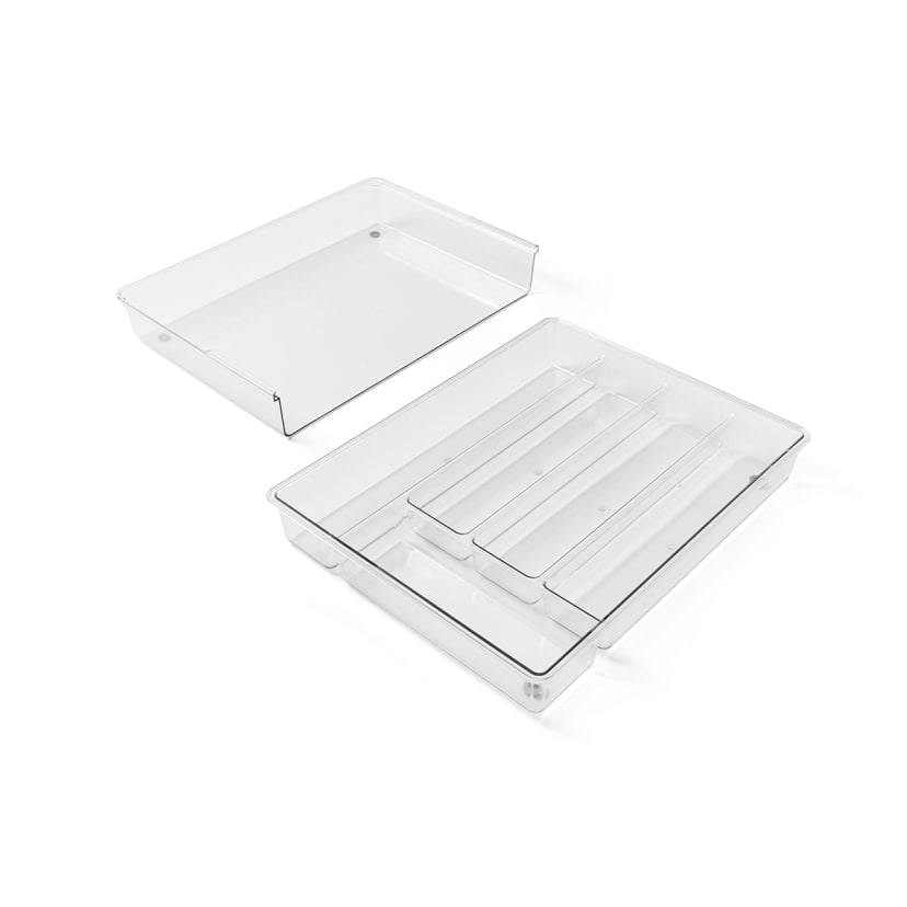 Clear Expandable Cutlery Tray Kmart