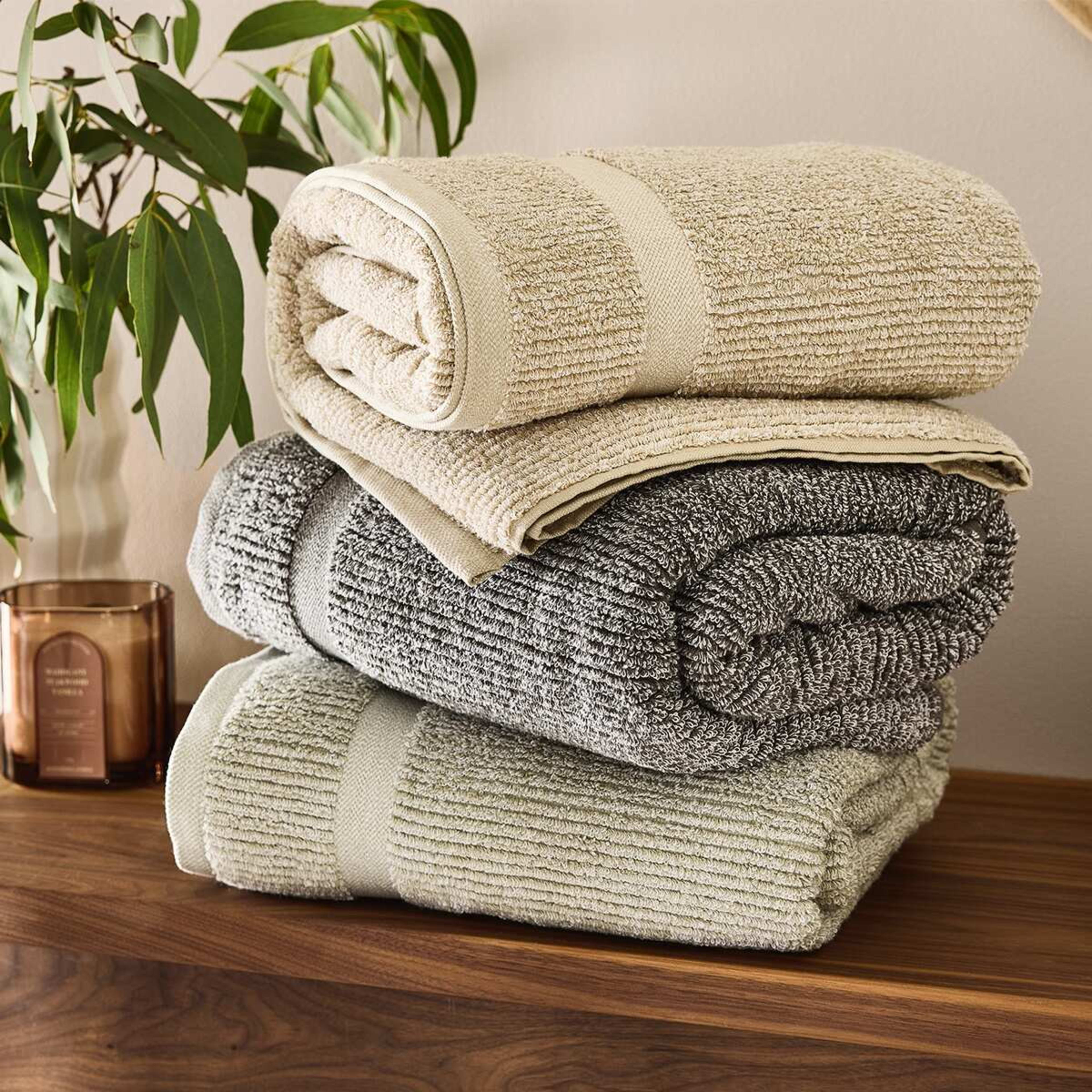 6 Cotton Austin Mega Towel - Sage, 6 of 6