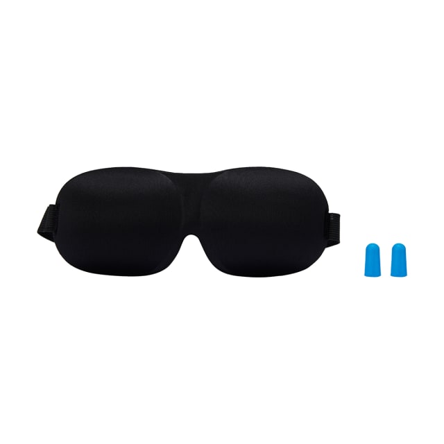 Travel Eye Mask & Ear Plug Set Kmart