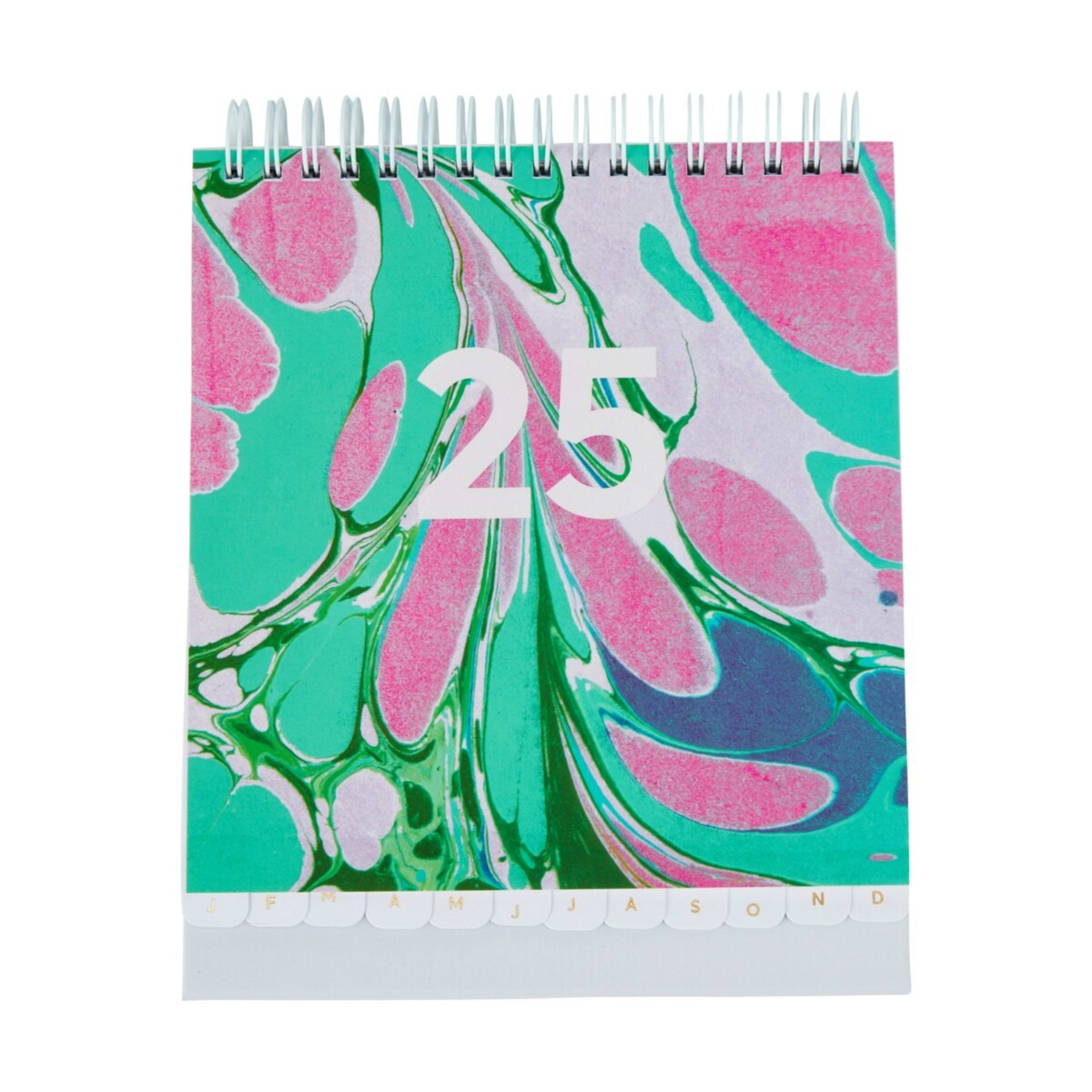 2025 Desk Calendar - Swirl - Kmart