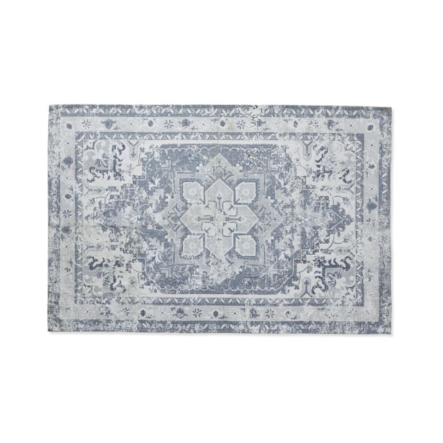 Taj Rug - Grey, Extra Large - 270cm x 180cm - Kmart